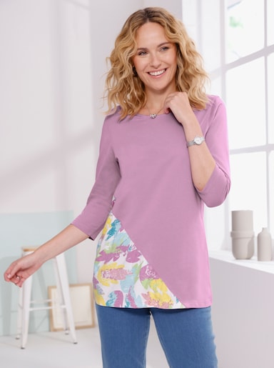 Longshirt - orchidee-mint