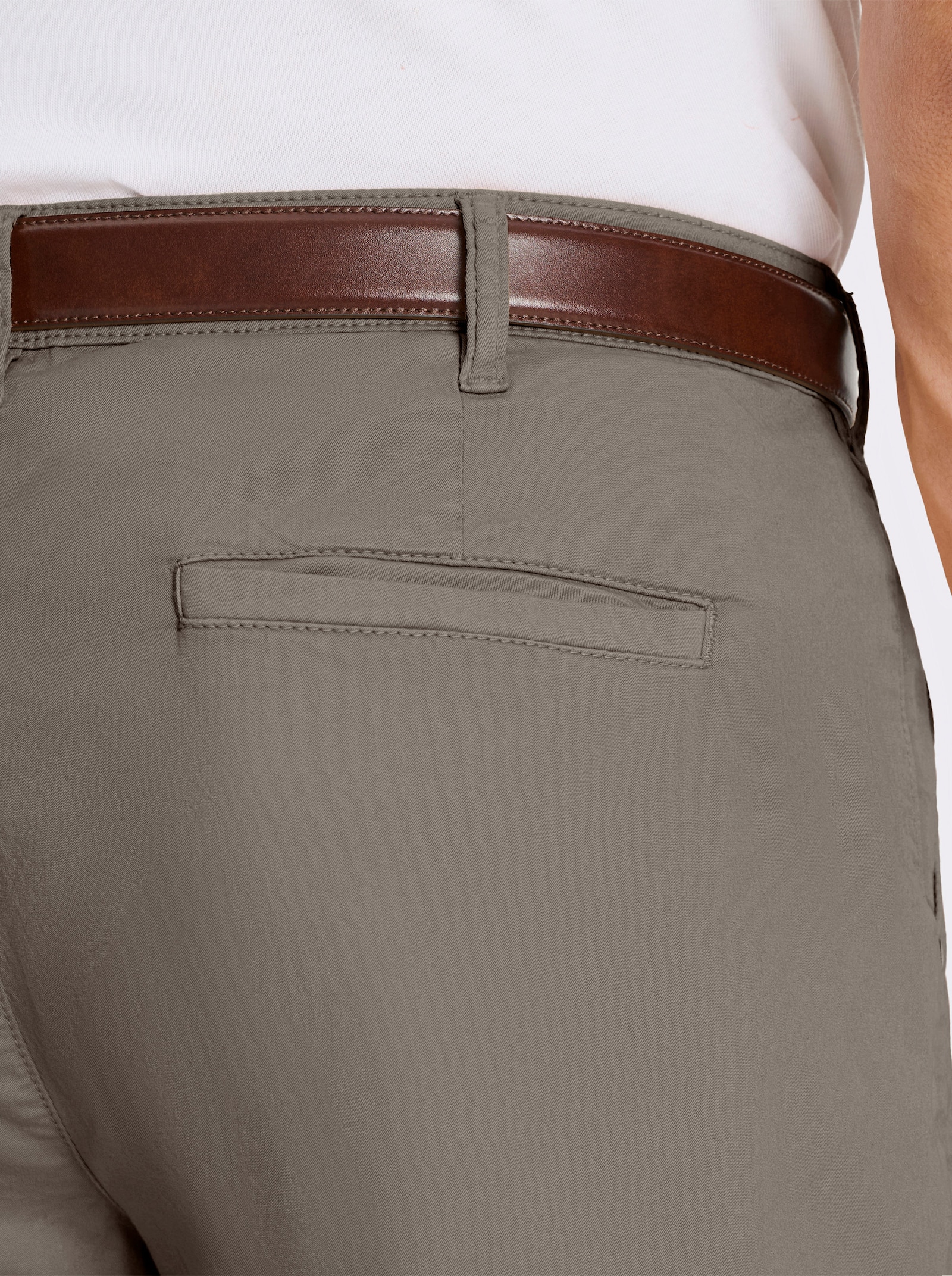 Marco Donati Bermudas aus Twill-Qualität - taupe