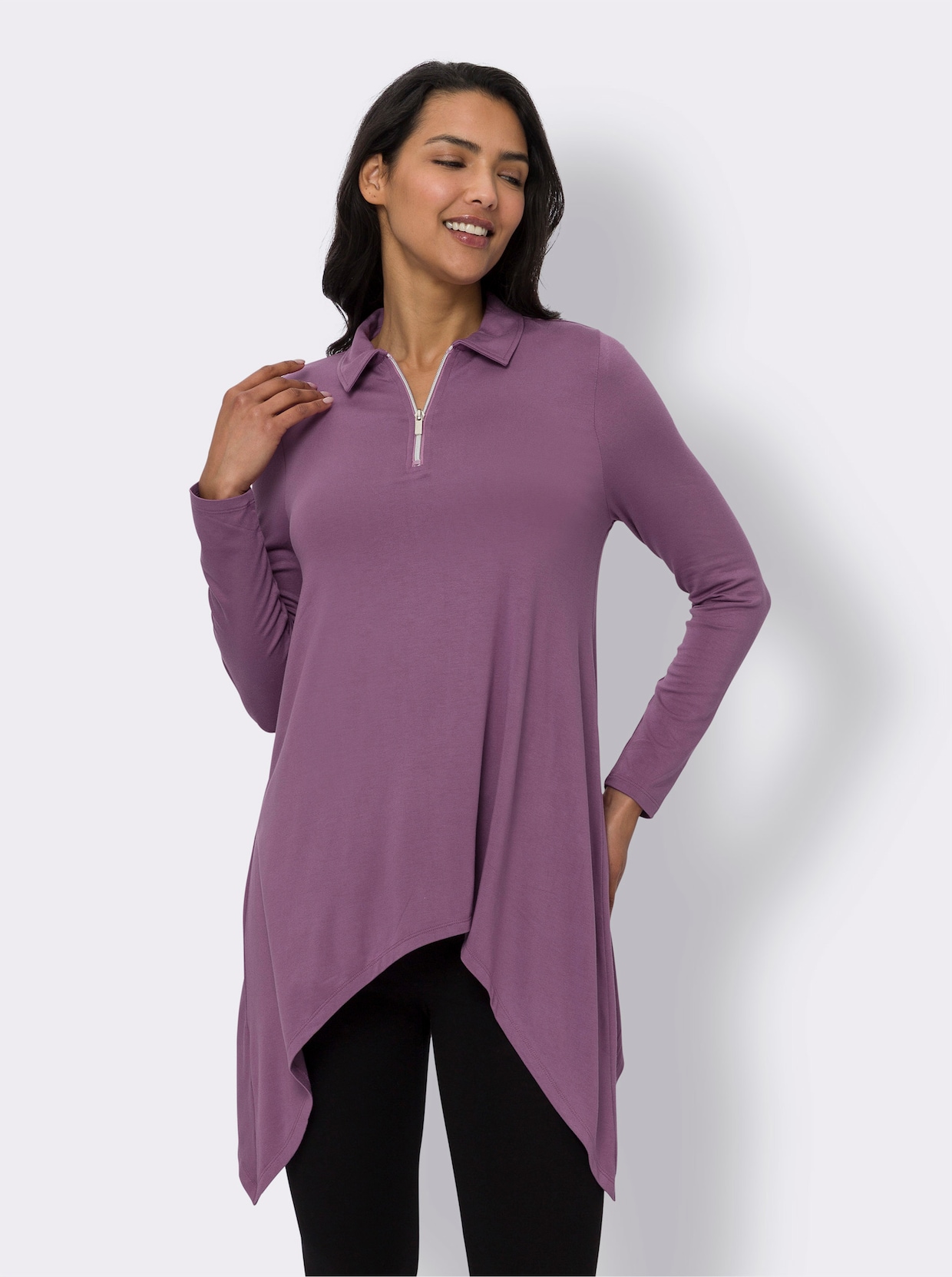 Puntig shirt - violet