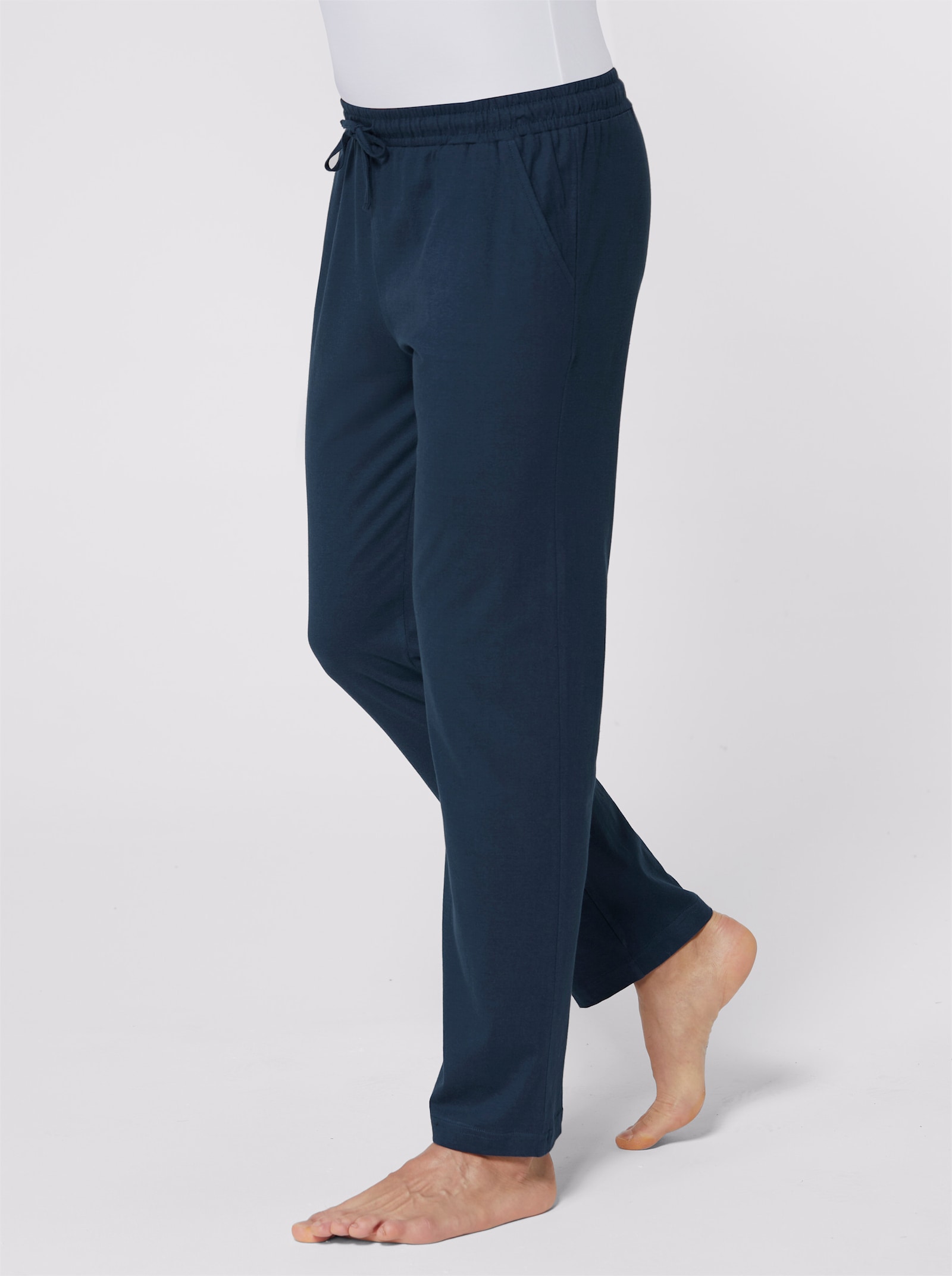 wäschepur men Broek, lang - donkerblauw