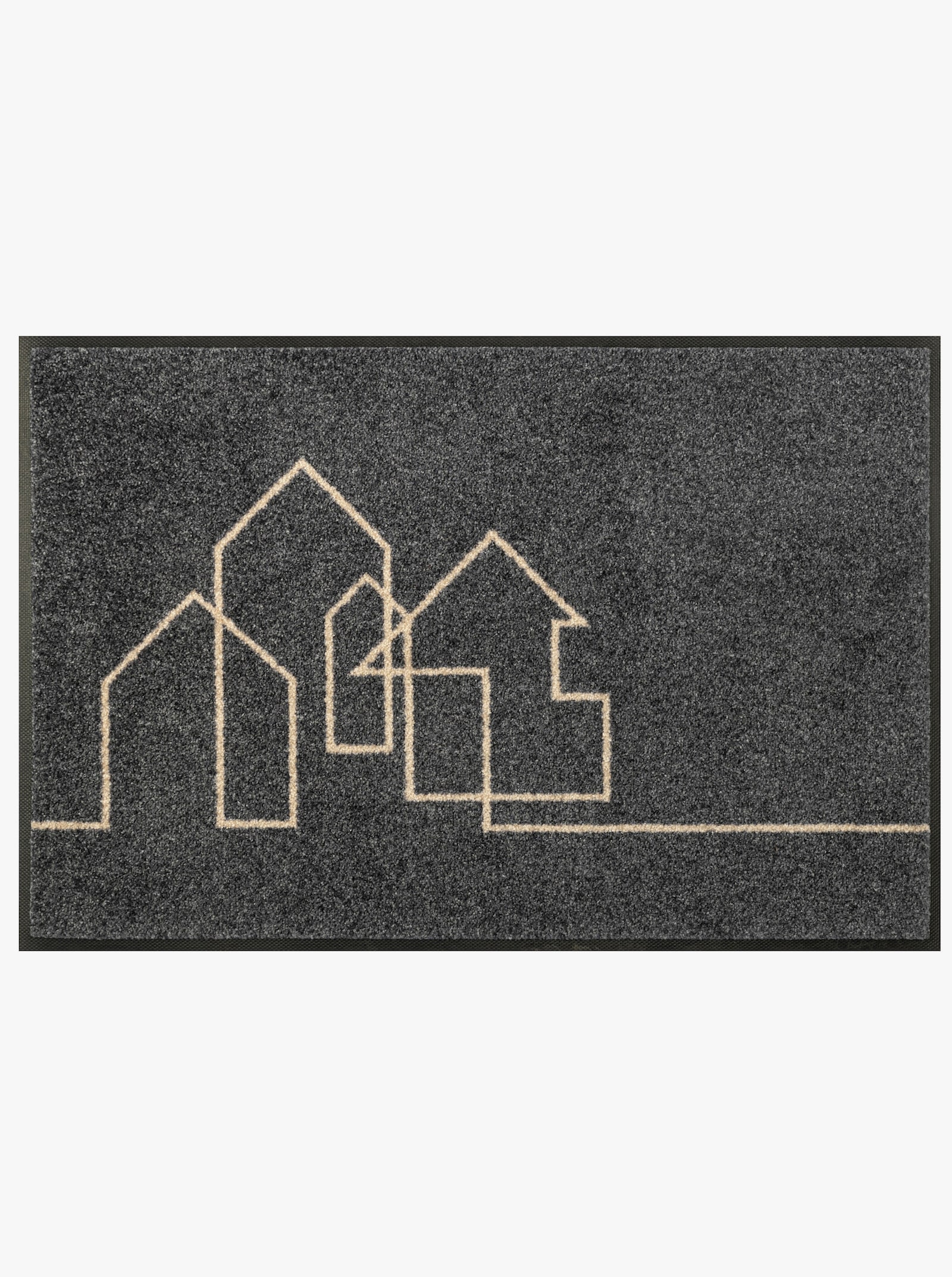 wash+dry by Kleen-Tex Fußmatte - anthrazit-ecru