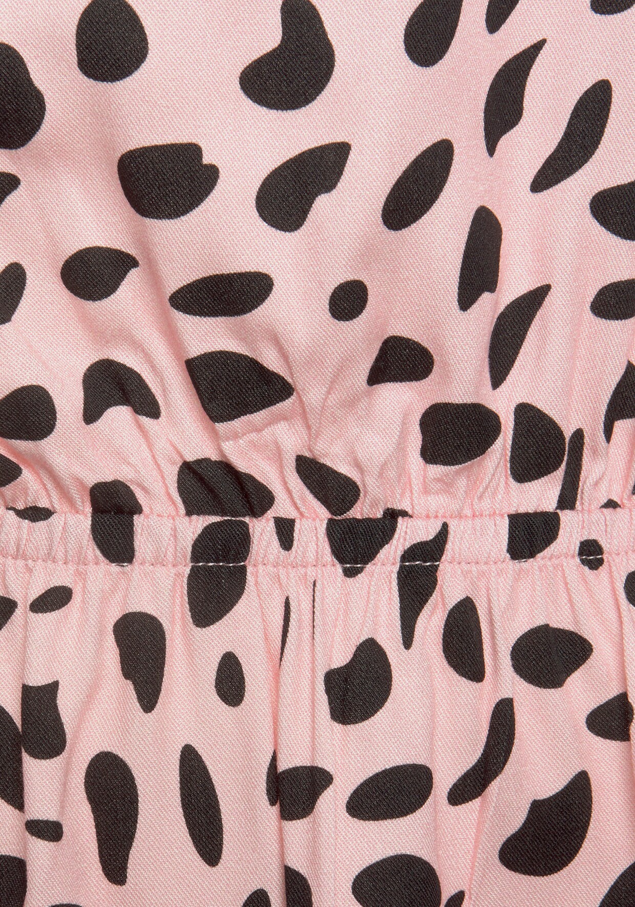 Buffalo Sommerkleid - rose-schwarz-bedruckt