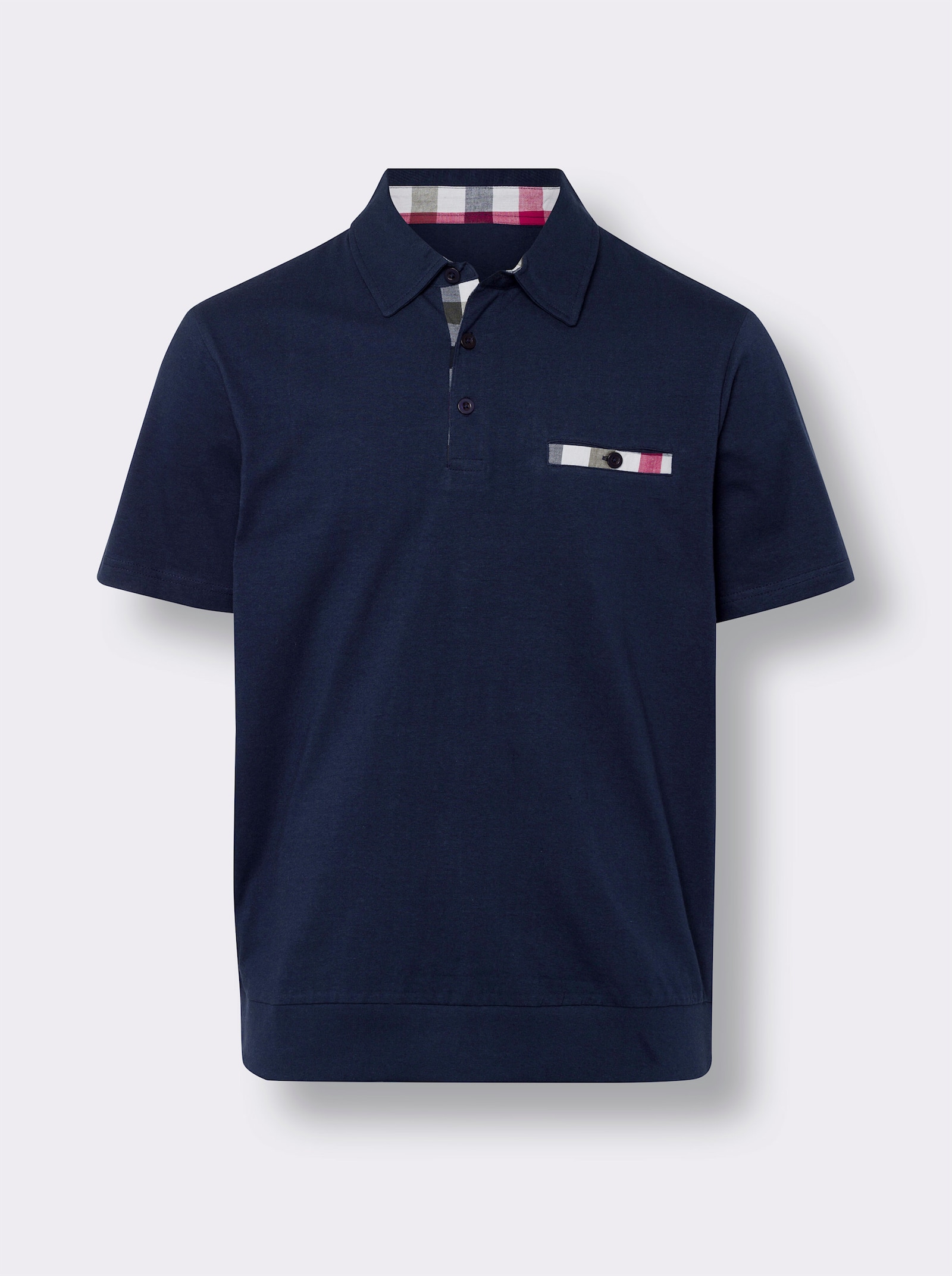 Kurzarm-Poloshirt - marine