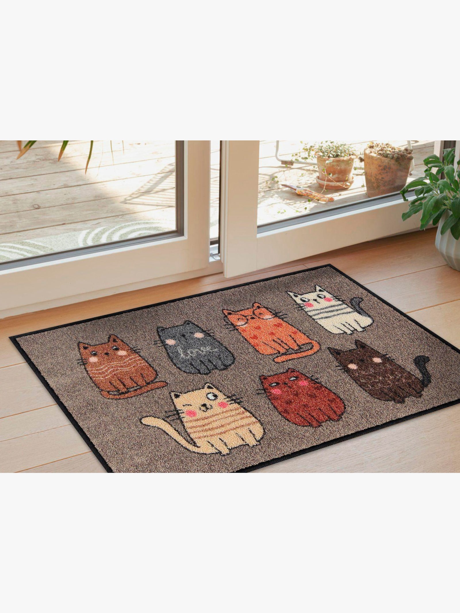 Salonloewe Fußmatte - taupe-bunt