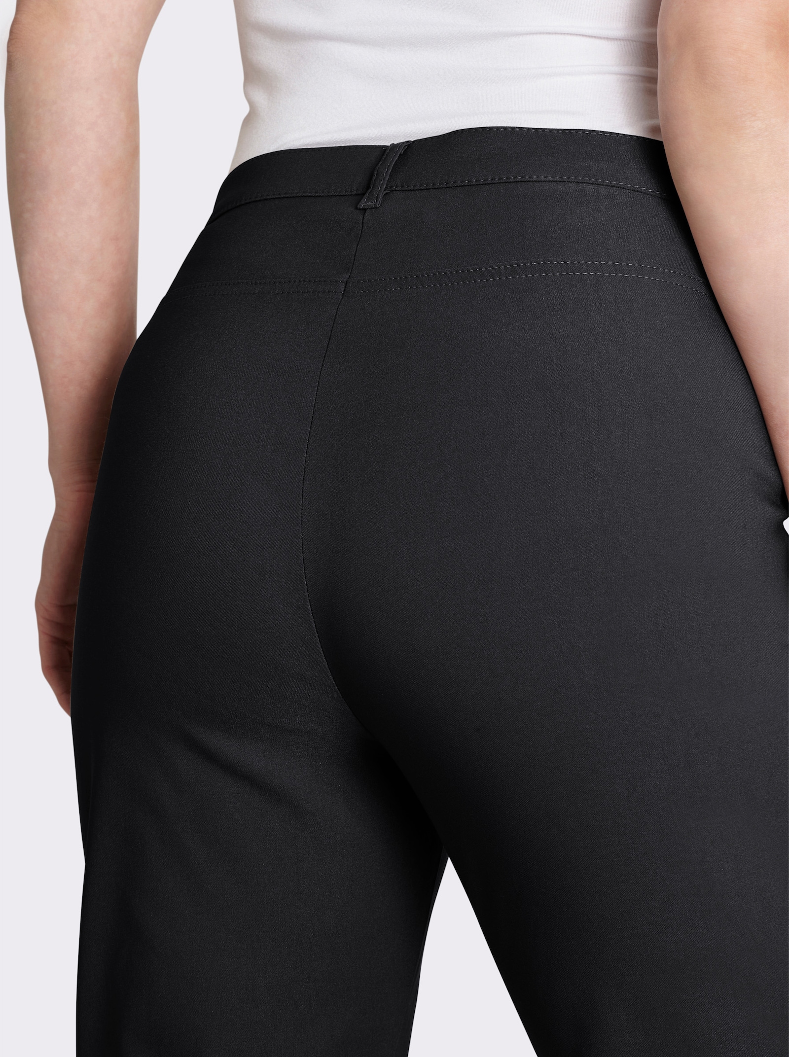Stehmann Comfort line Thermohose in elastischer Bengalin-Qualität - schwarz