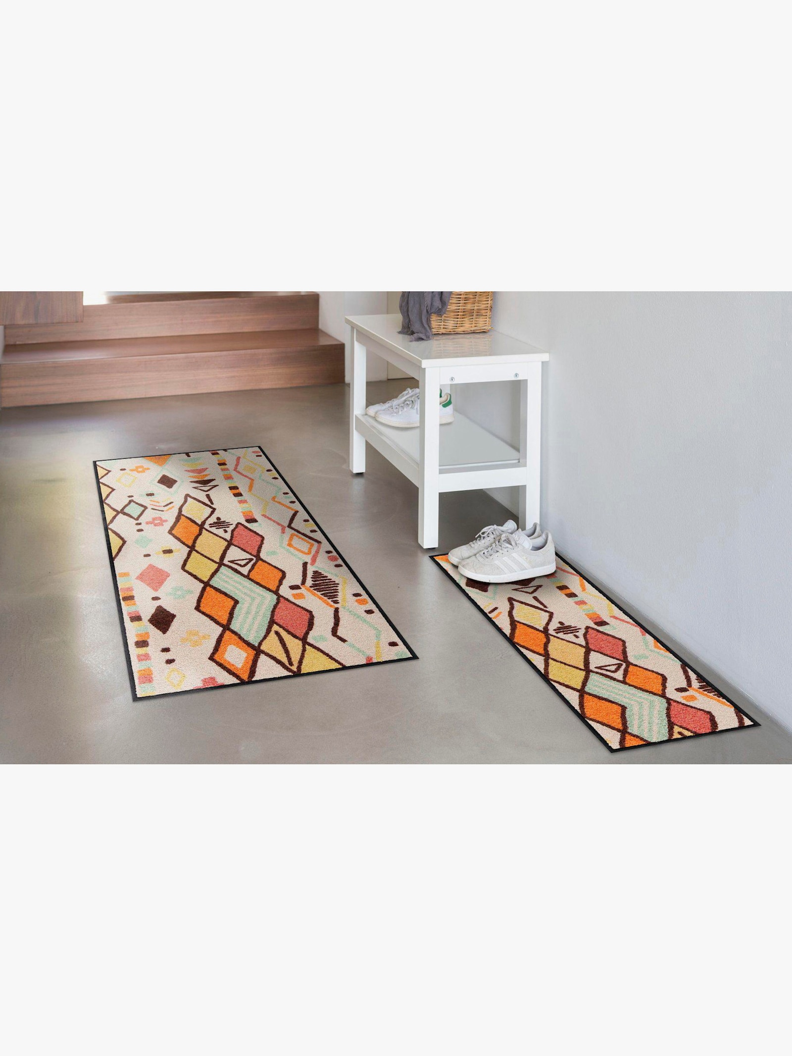 Salonloewe Fußmatte - ecru-bunt