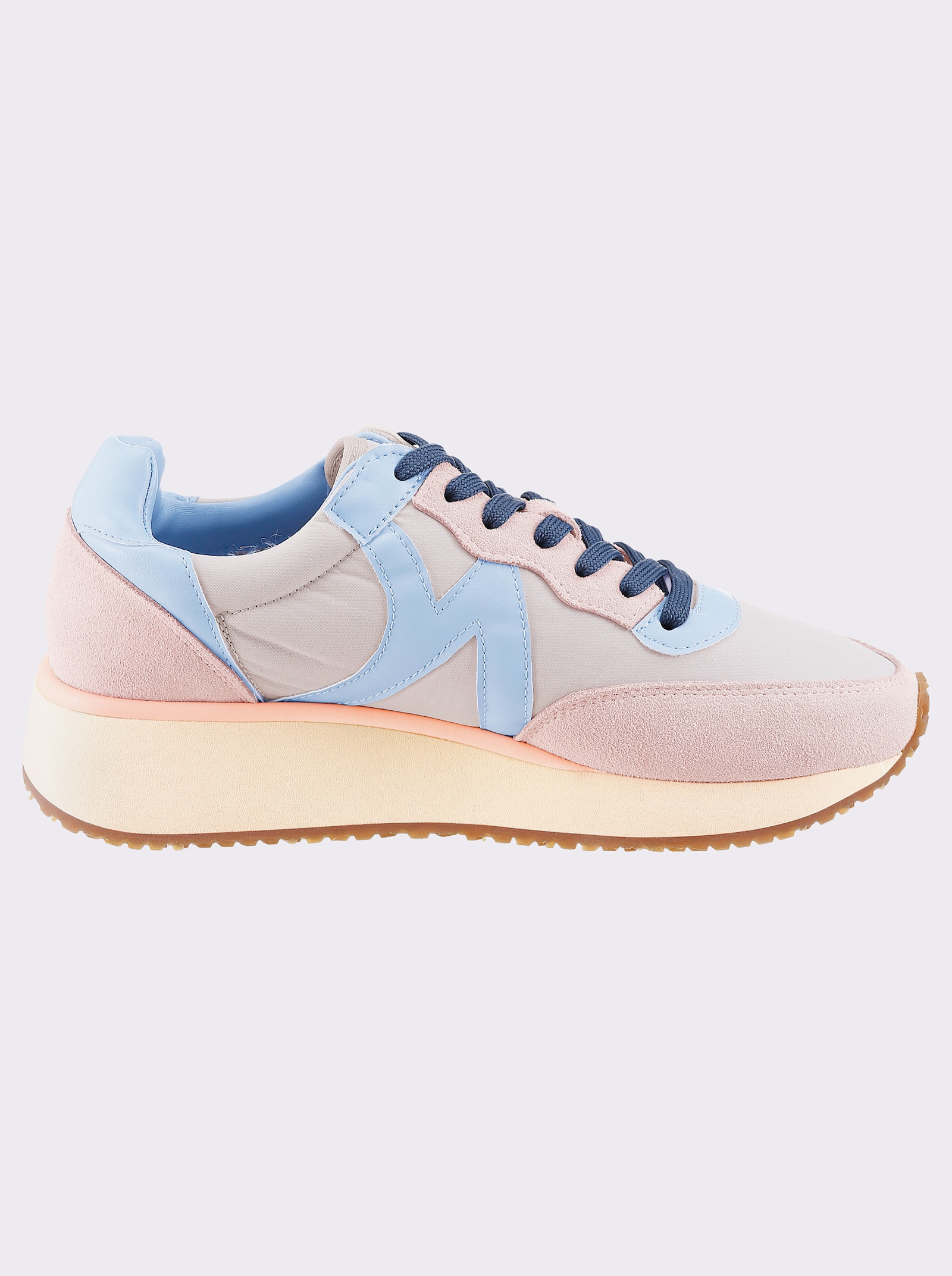 Andrea Conti Sneaker - rosé-bleu-gemustert