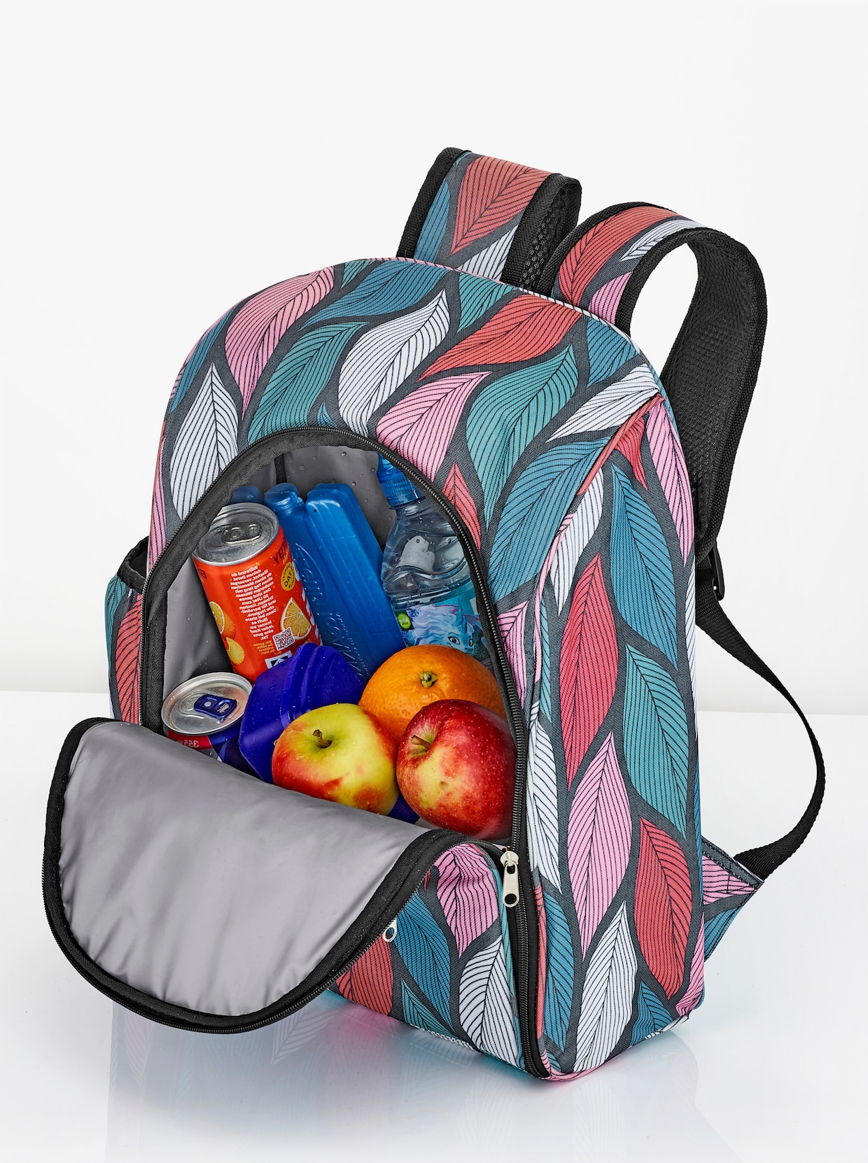Kühlrucksack+Flaschentasche - bleu