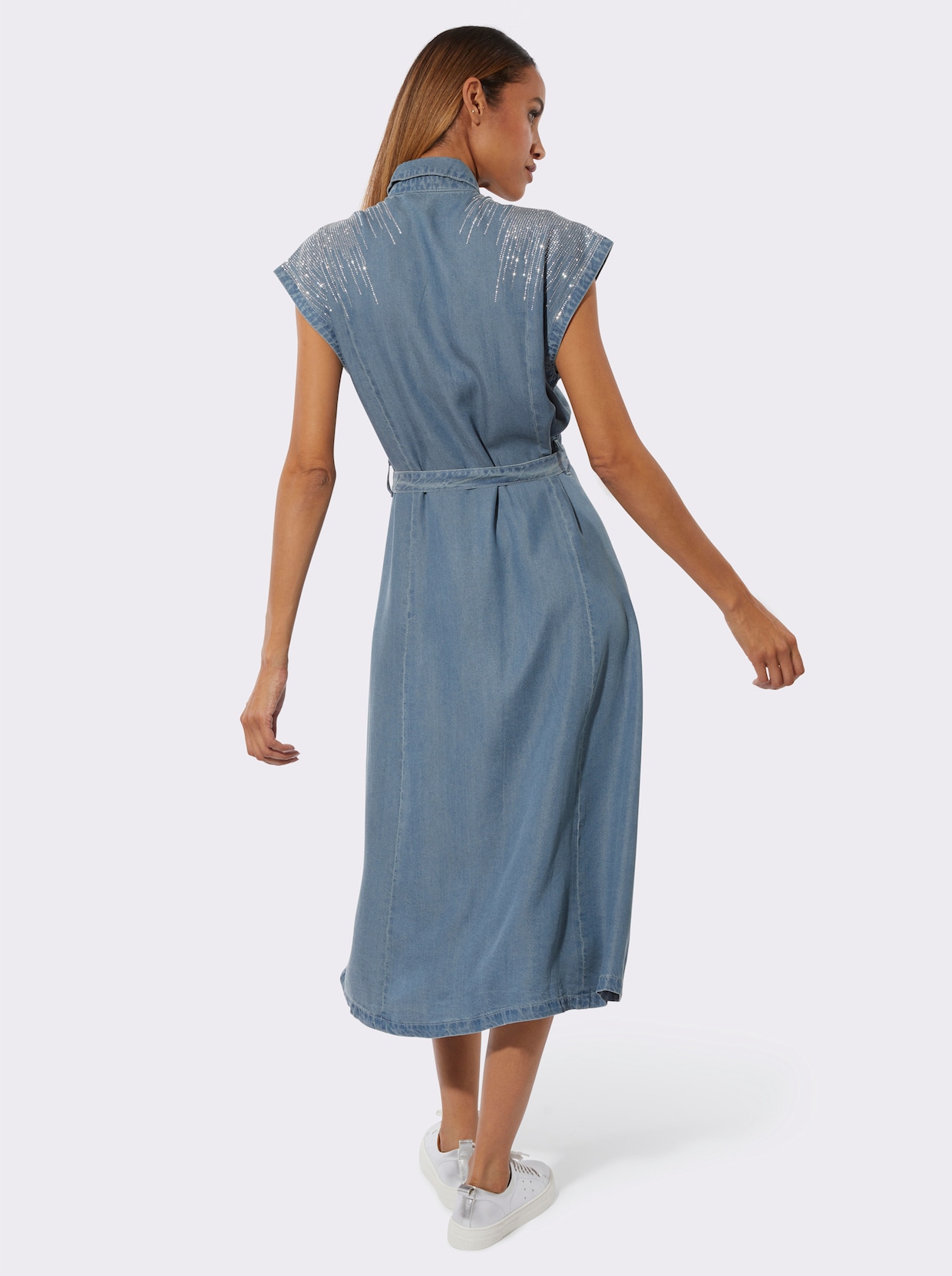 Jeanskleid - blue-bleached