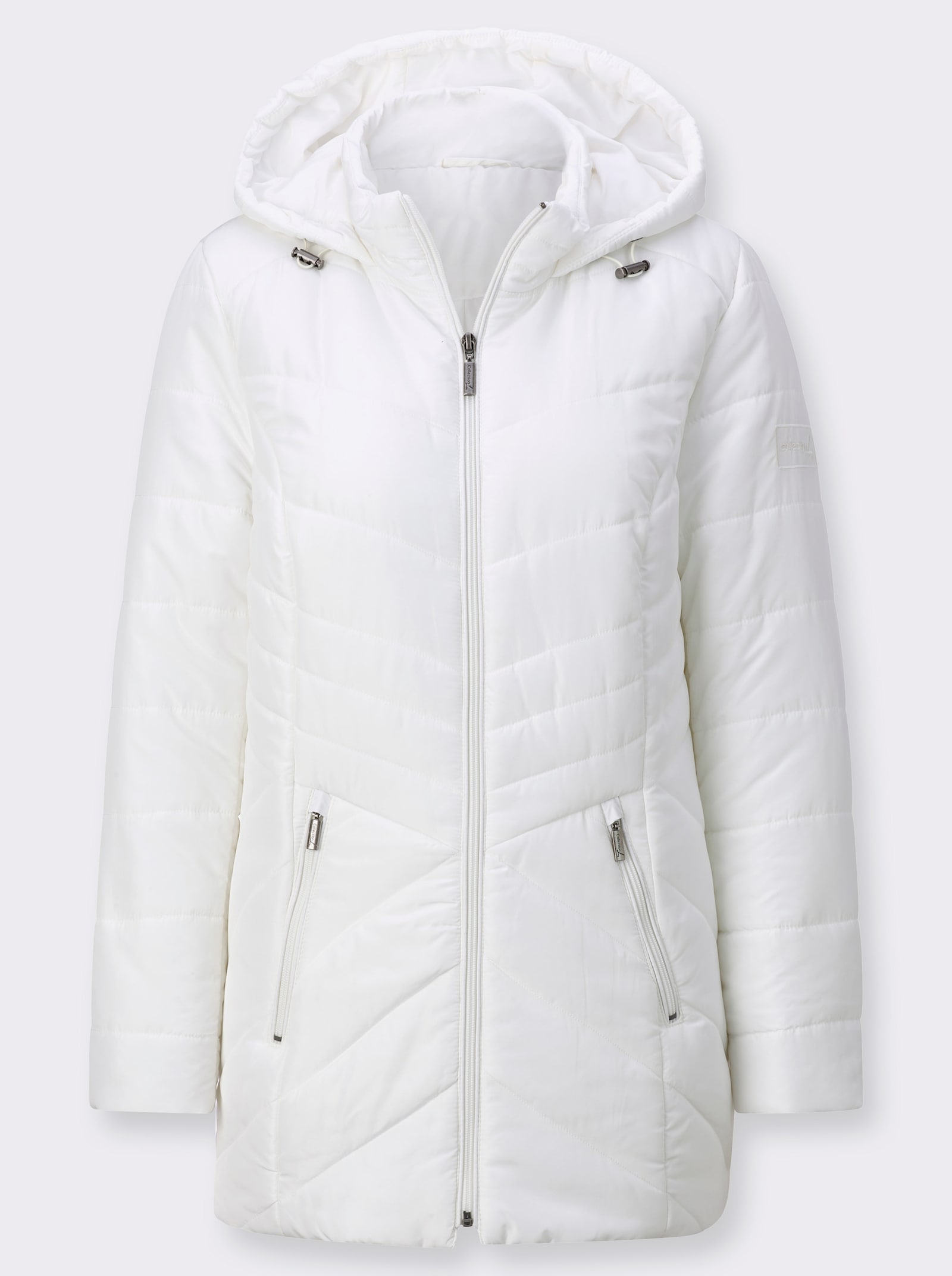 Steppjacke mit Innentasche - ecru