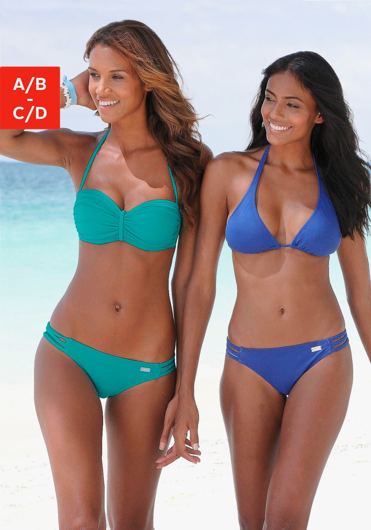 Buffalo Triangelbikinitop - blauw