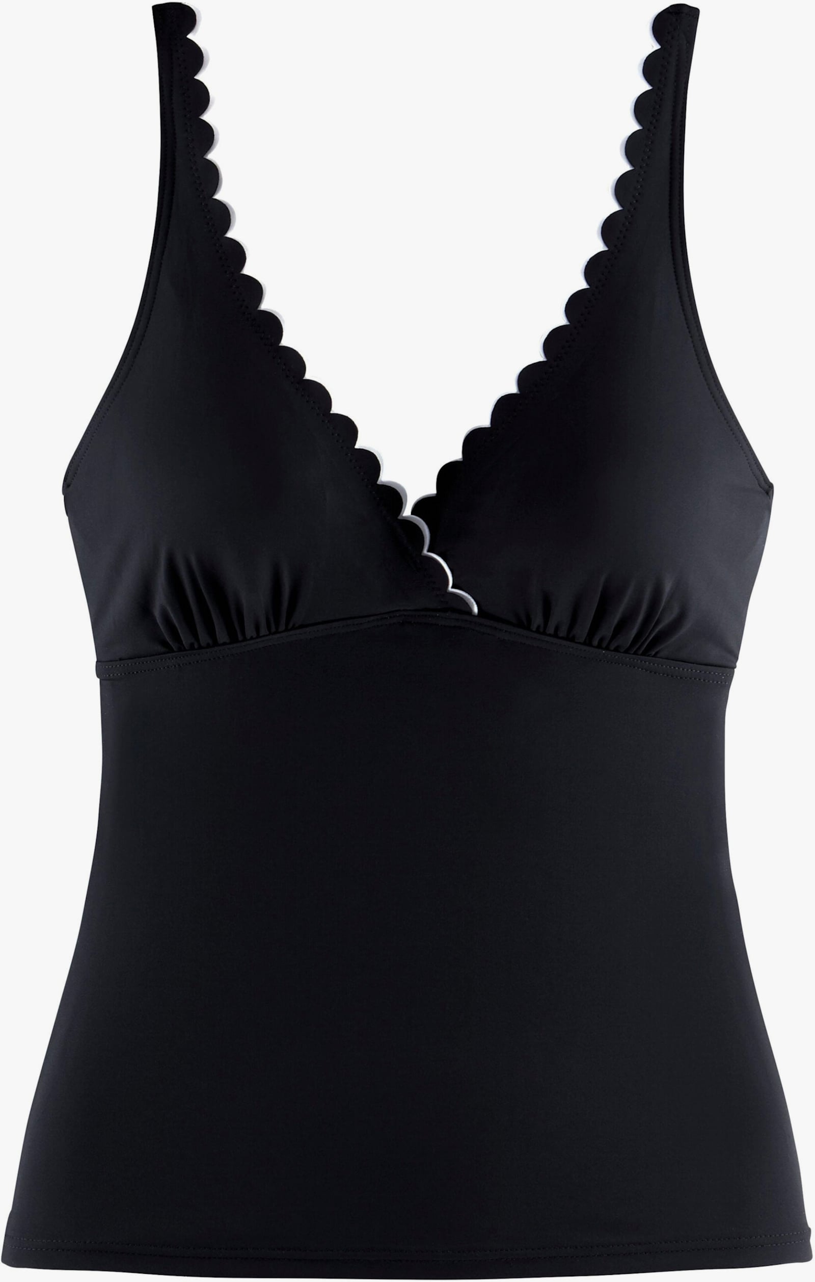 LASCANA Bügel-Tankini-Top - schwarz-weiss