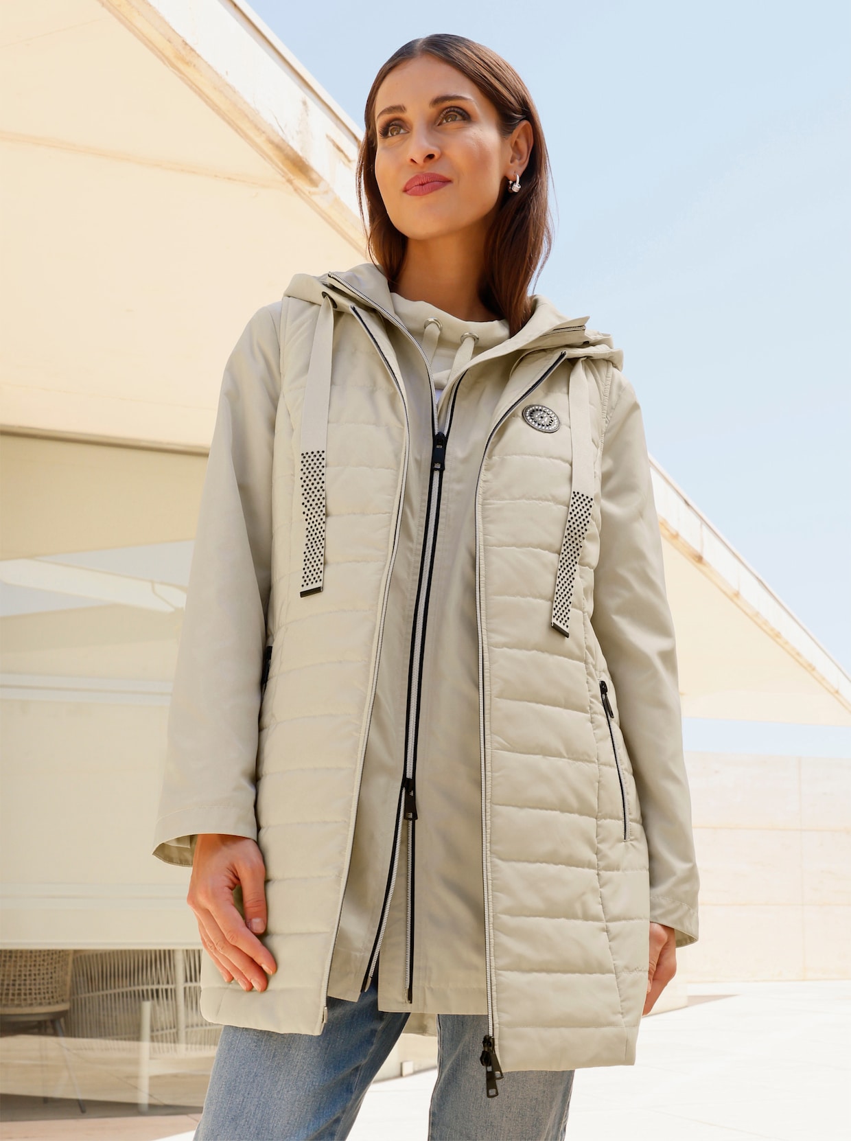 Outdoorjacke - sand