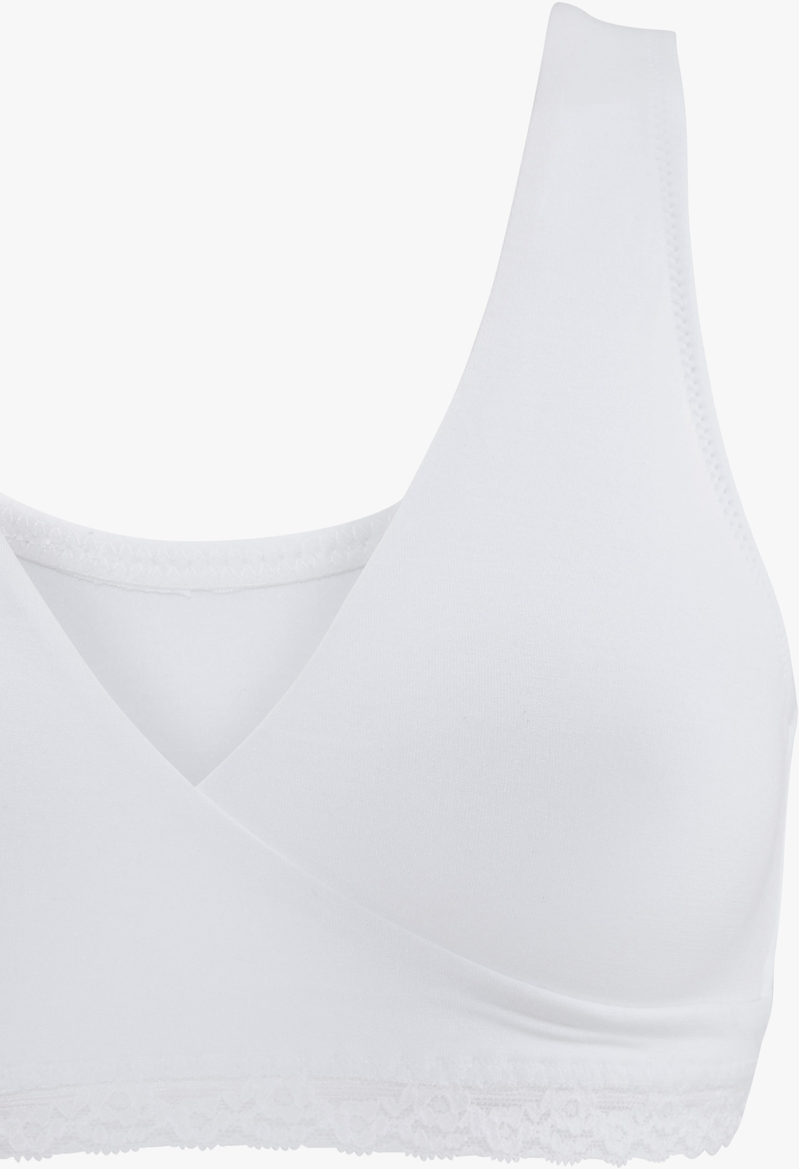 petite fleur Soft-BH - weiß+schwarz