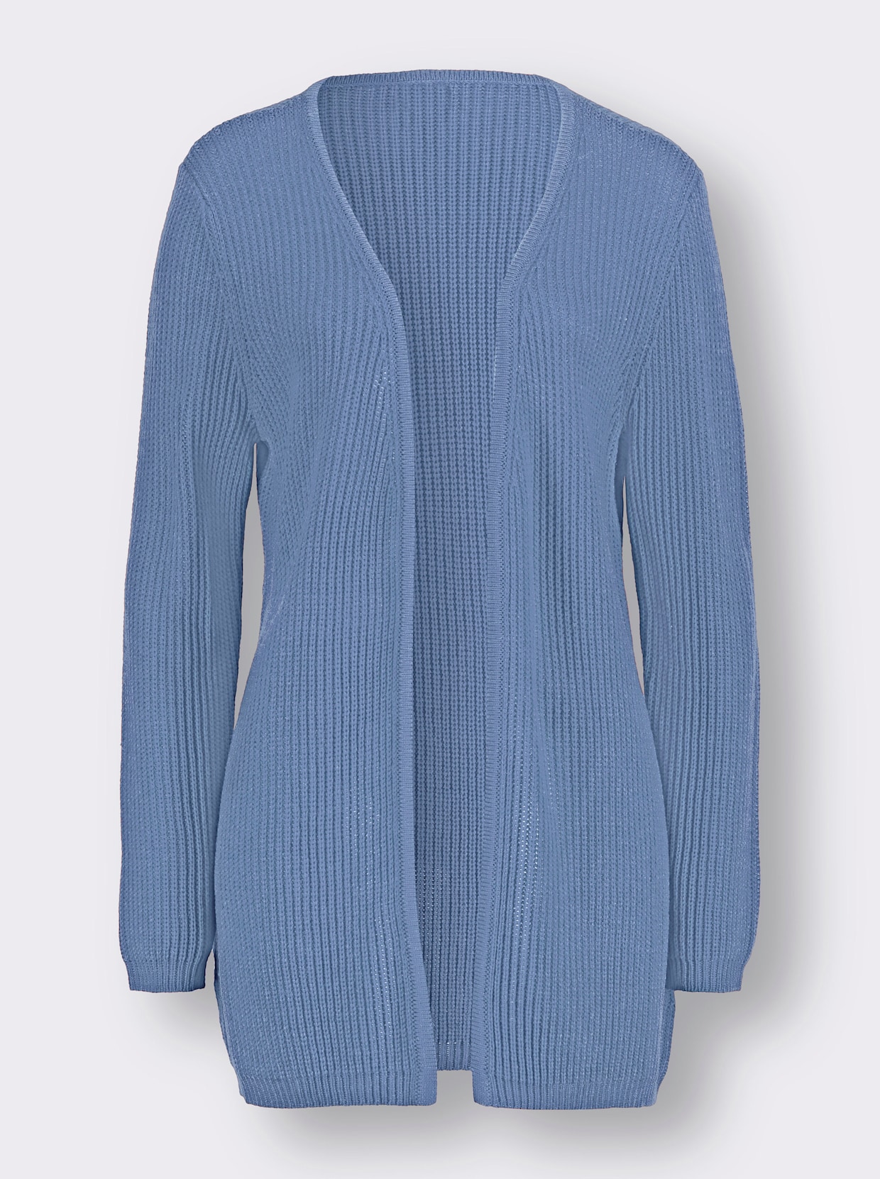 Pletený kabátek - modrá