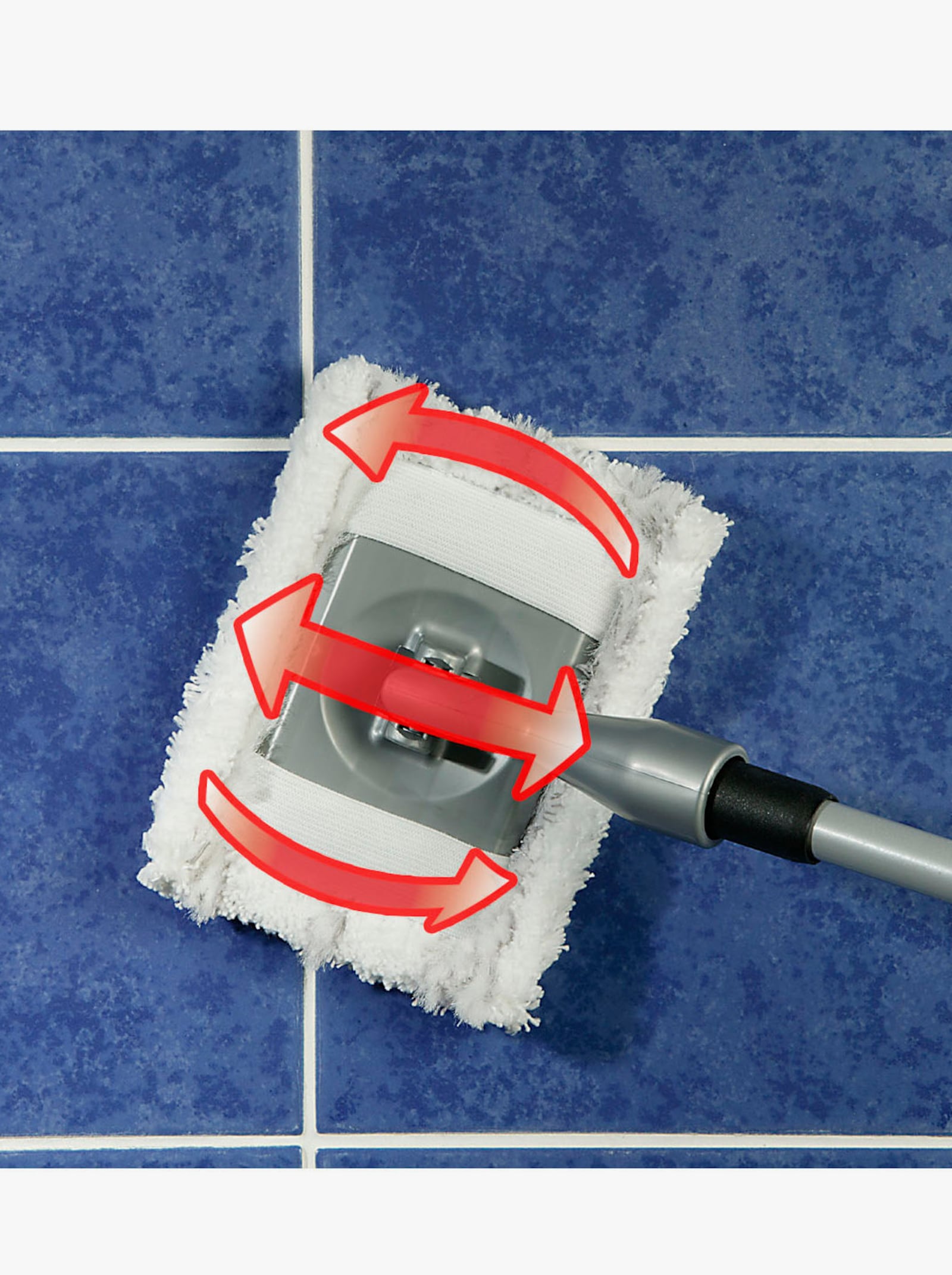 Bad- und Fliesenwischer - grau