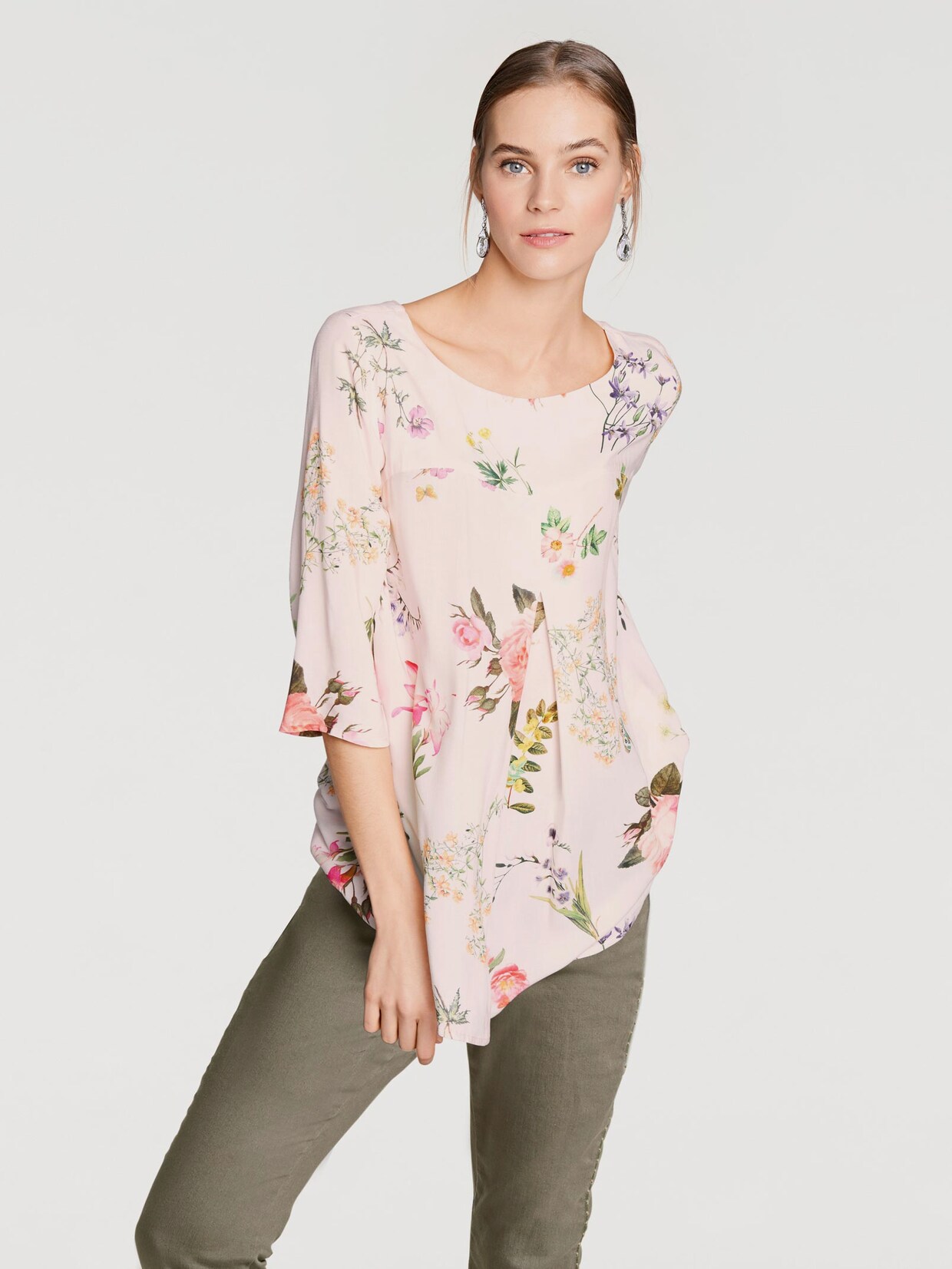 Linea Tesini Blouse met print - bont