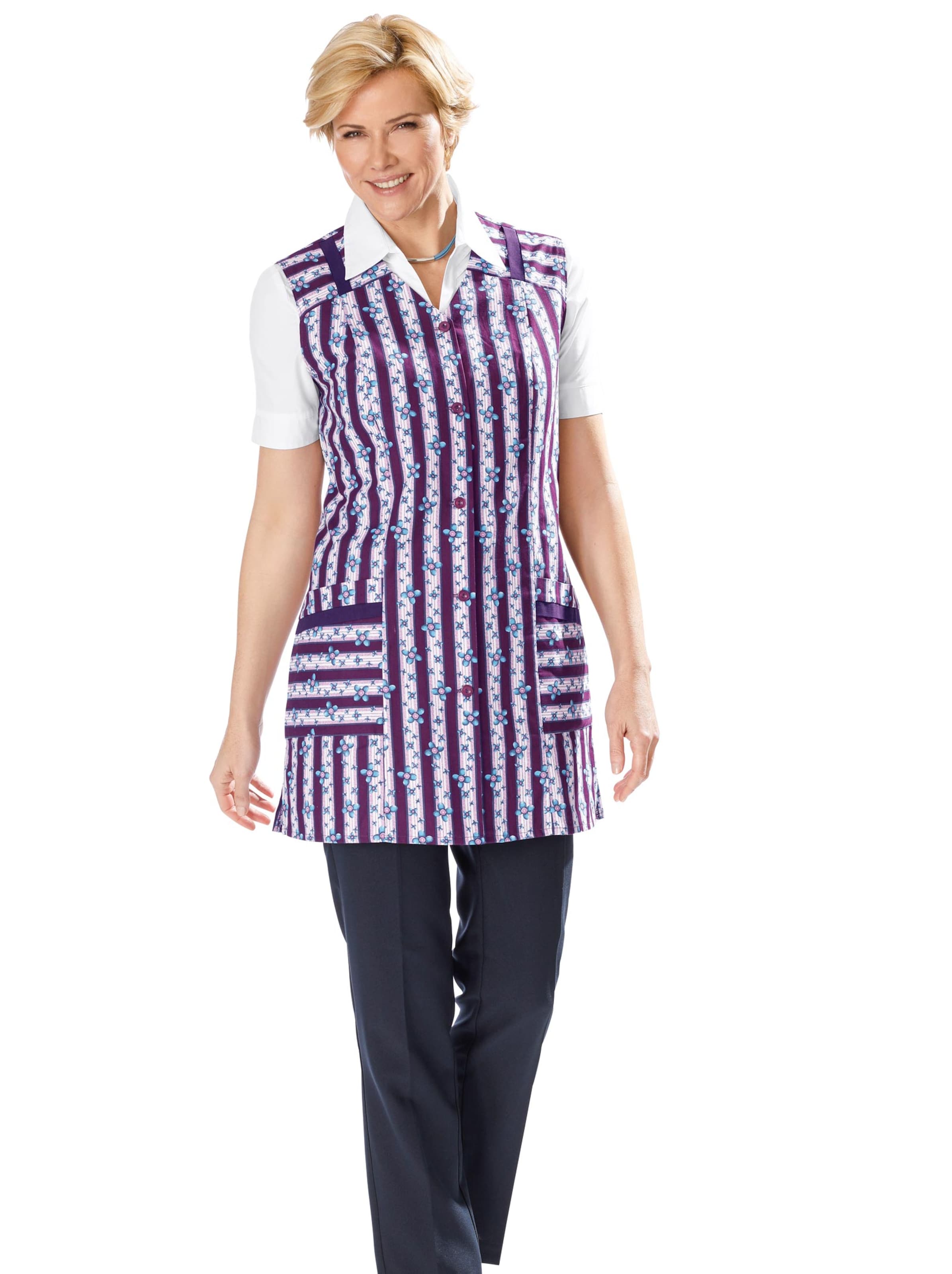 Kasack - bordeaux-bedruckt