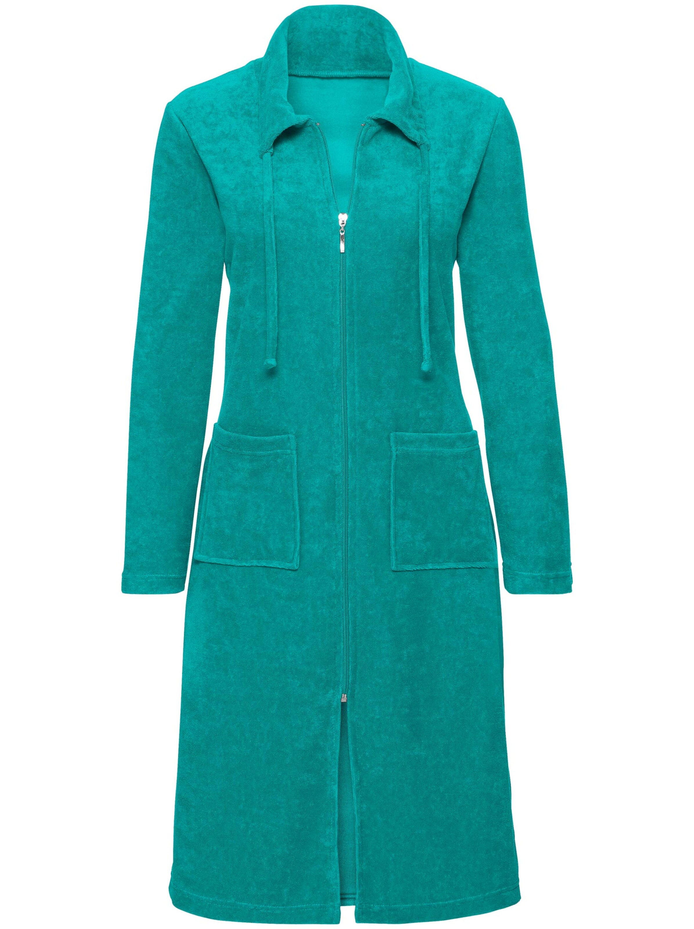 Plantier Bademantel - smaragdgrün