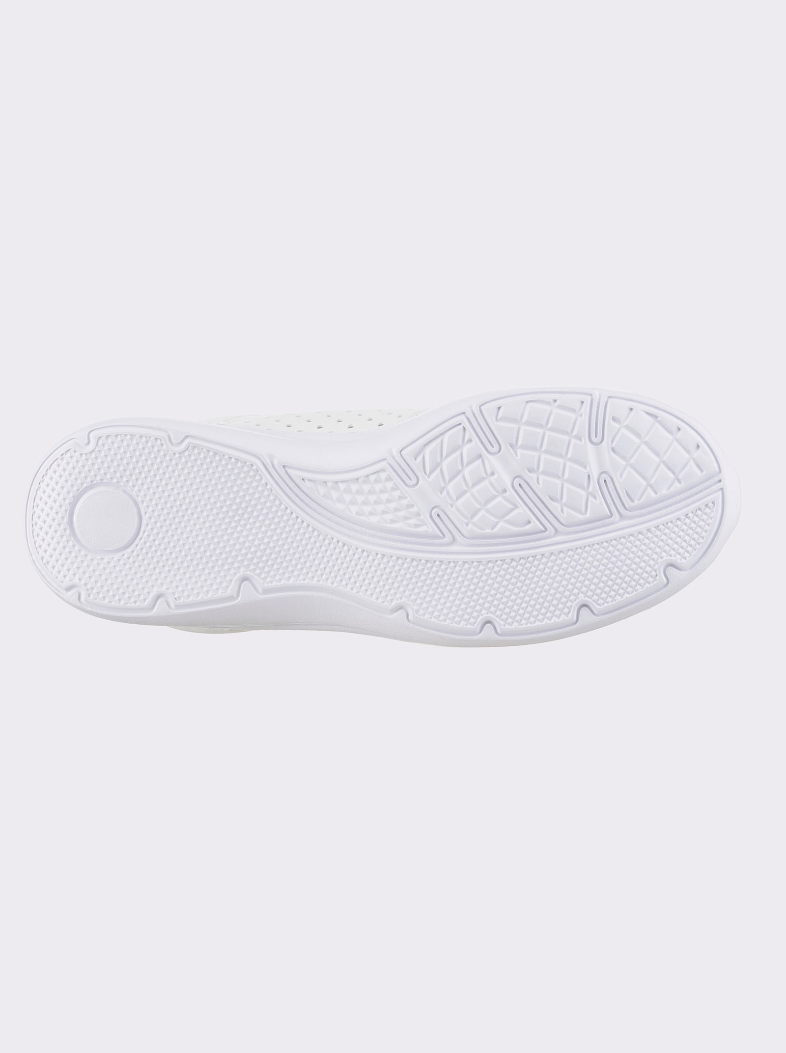 airsoft modern+ Sneaker mit seitlichem Reissverschluss - weiss