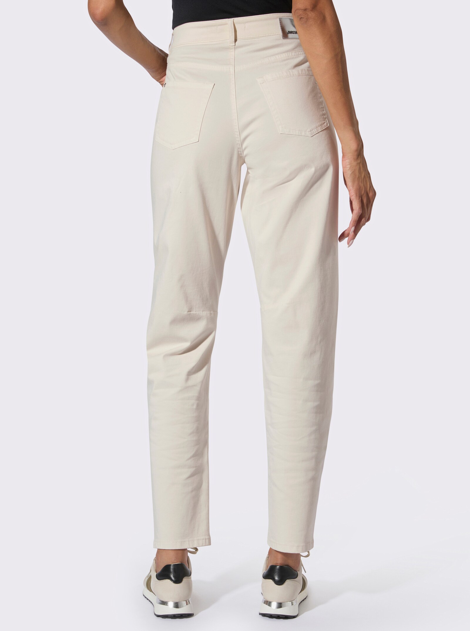 Ascari Jeans im lässigen Barrell-Style - elfenbein