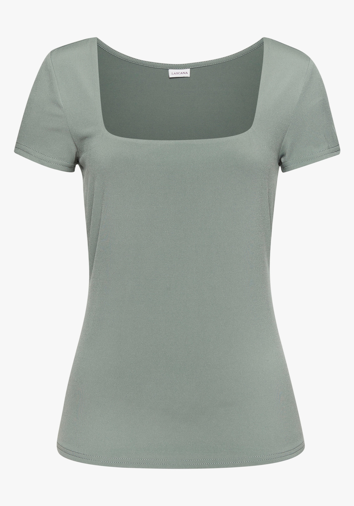 LASCANA T-shirt - vert sauge