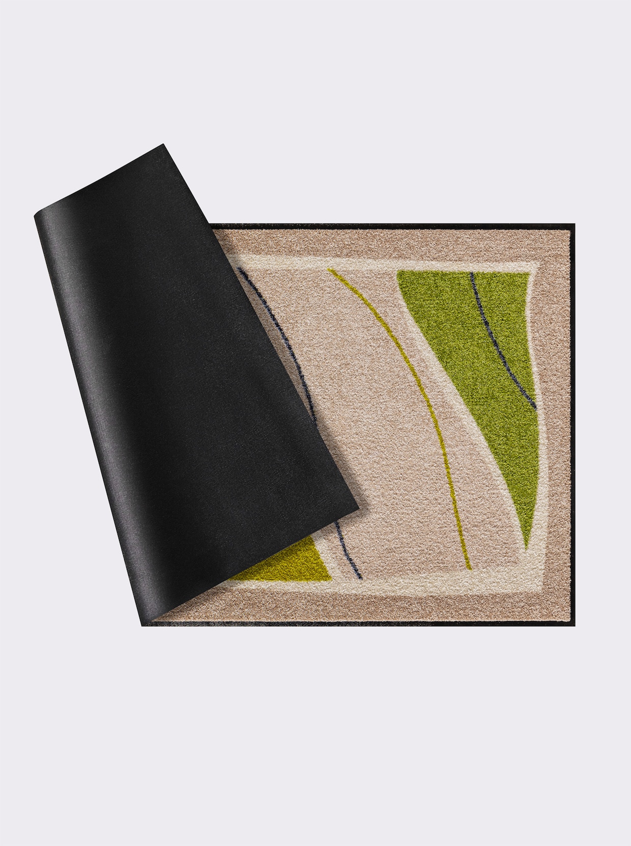 heine home Voetmat - taupe/groen