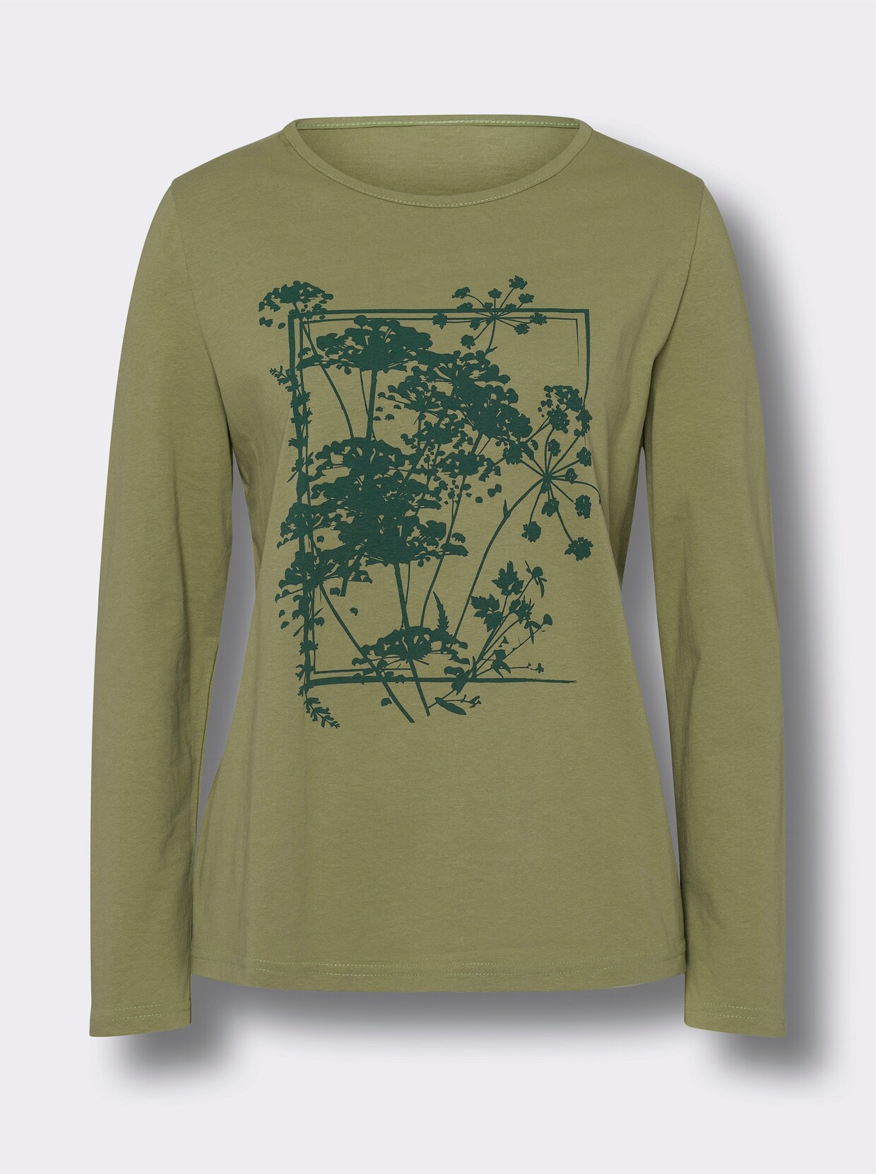 Shirt met lange mouwen - rietgroen