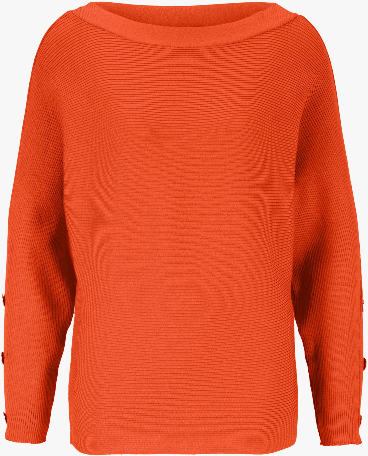heine Pullover met ronde hals - vermiljoen