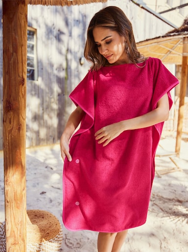 wäschepur Bade-Poncho - pink