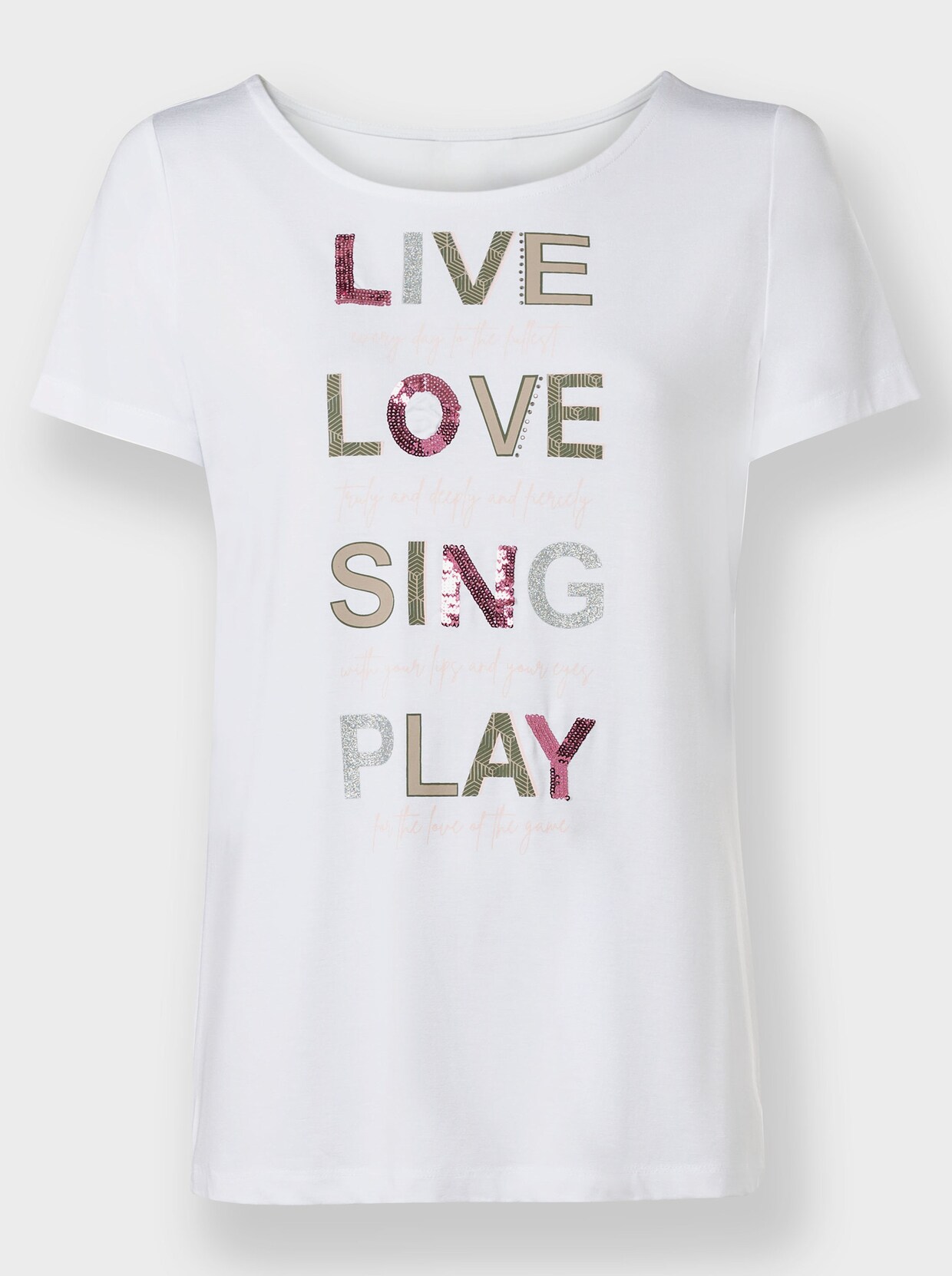 heine Shirt met print - wit