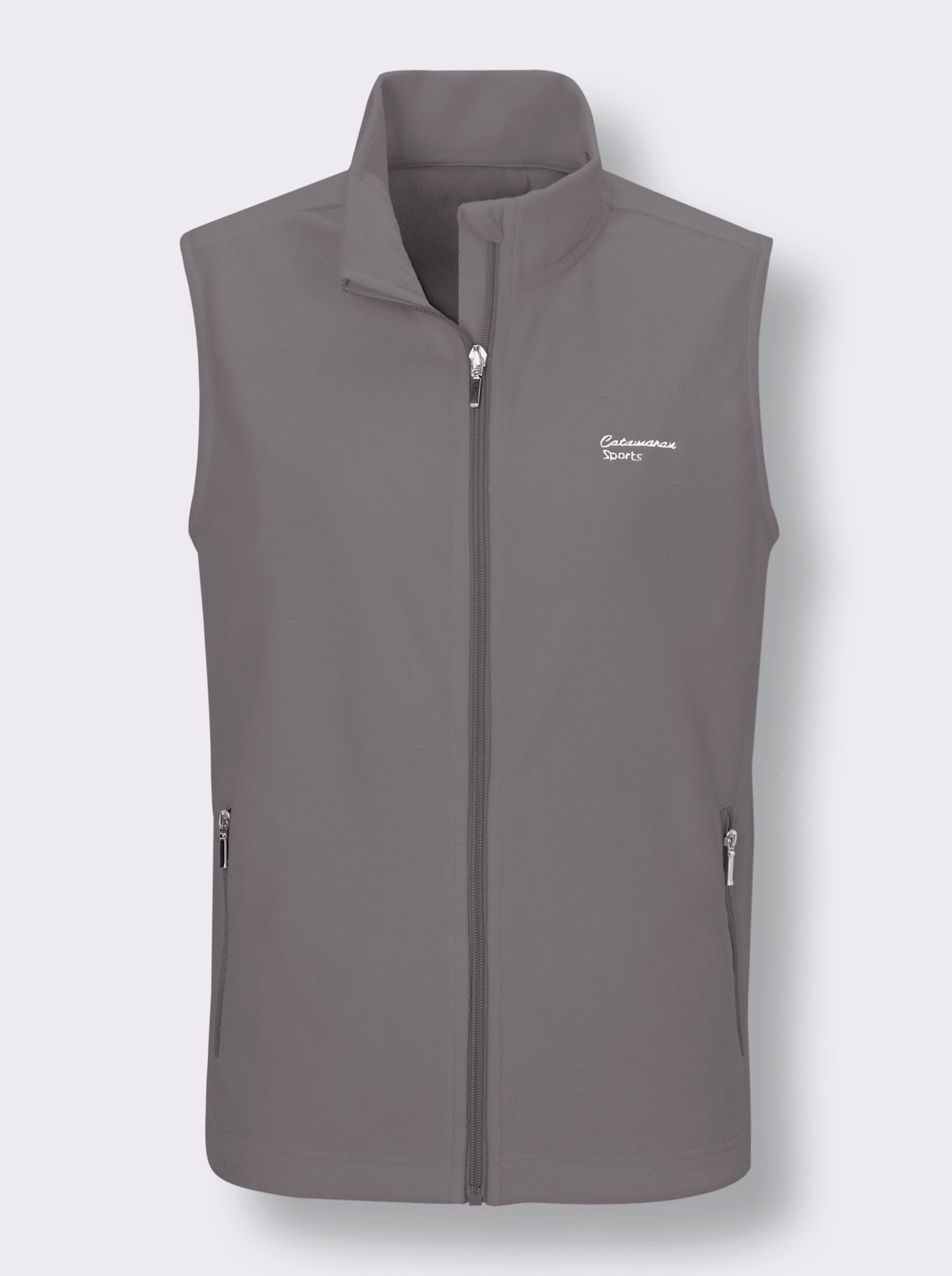 Catamaran Sports Fleeceweste mit weitenregulierbarem Saum - grau