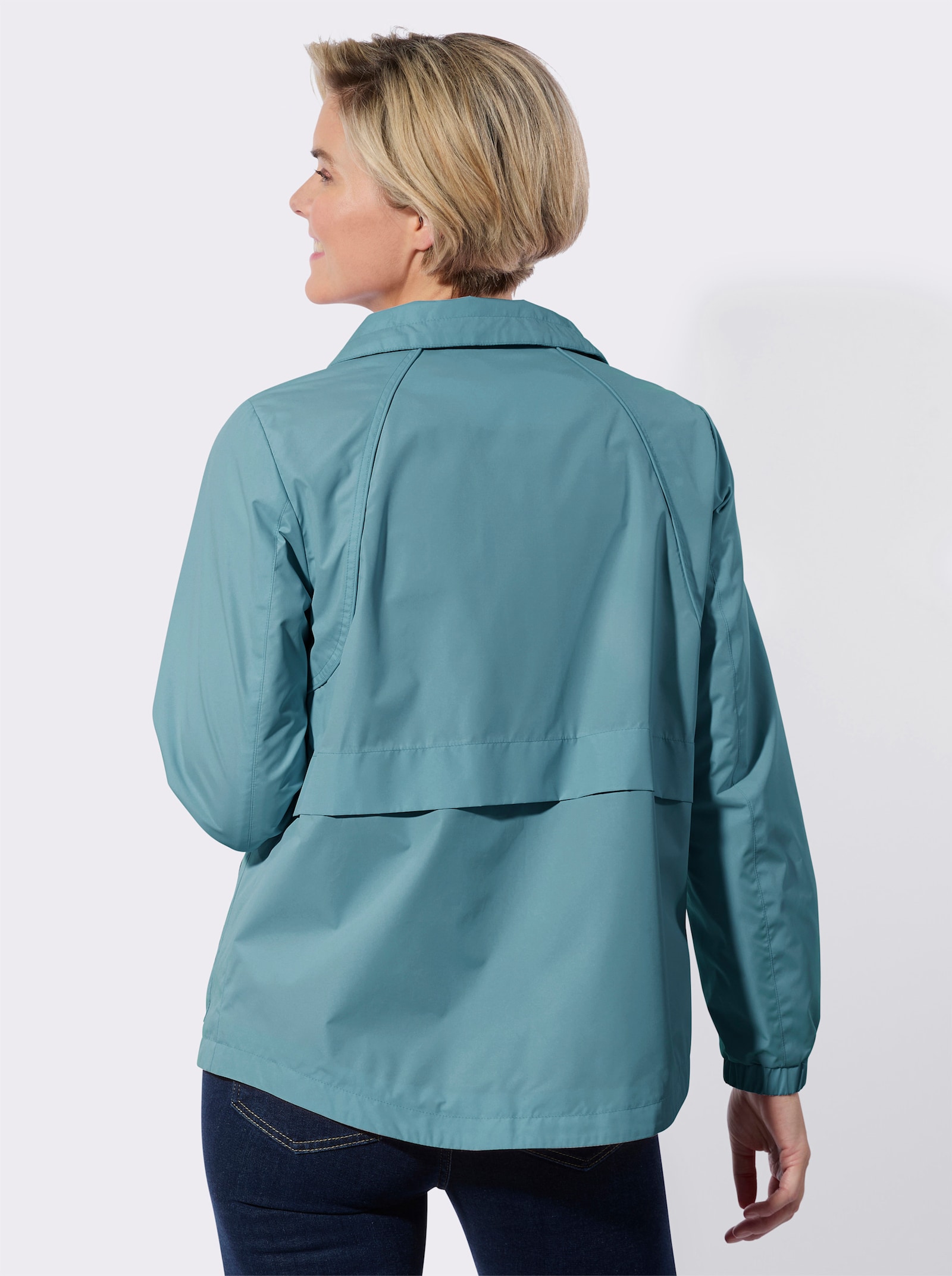 Übergangsjacke mit Kontrasten - ozean