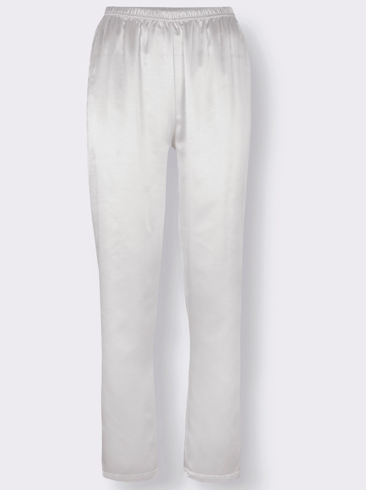 wäschepur Pyjama - ecru-royalblau-bedruckt
