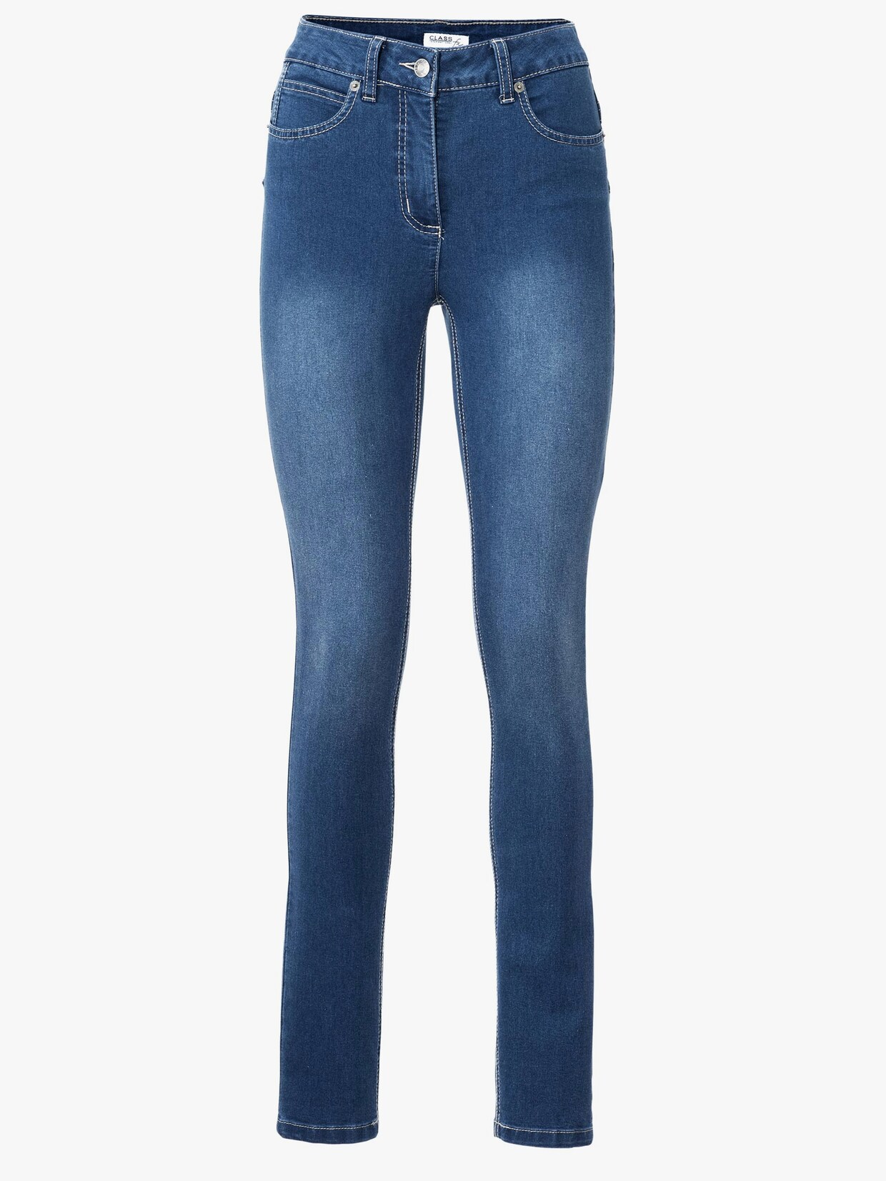 Linea Tesini Bauchweg-Jeans - blue stone