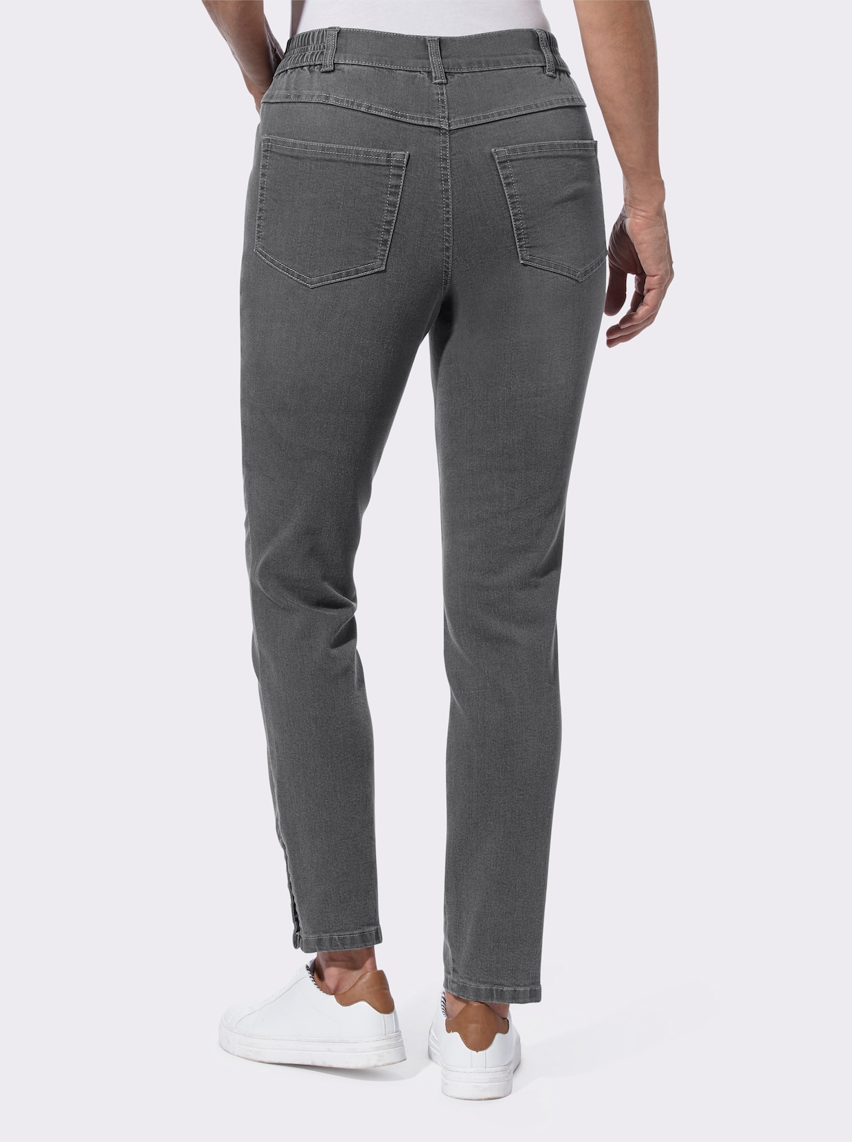 Jeans - grey denim