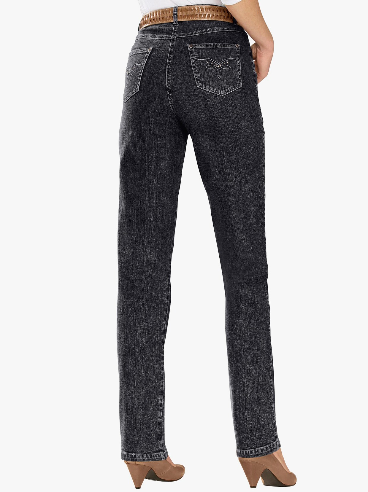 5-ficks jeans - black-denim