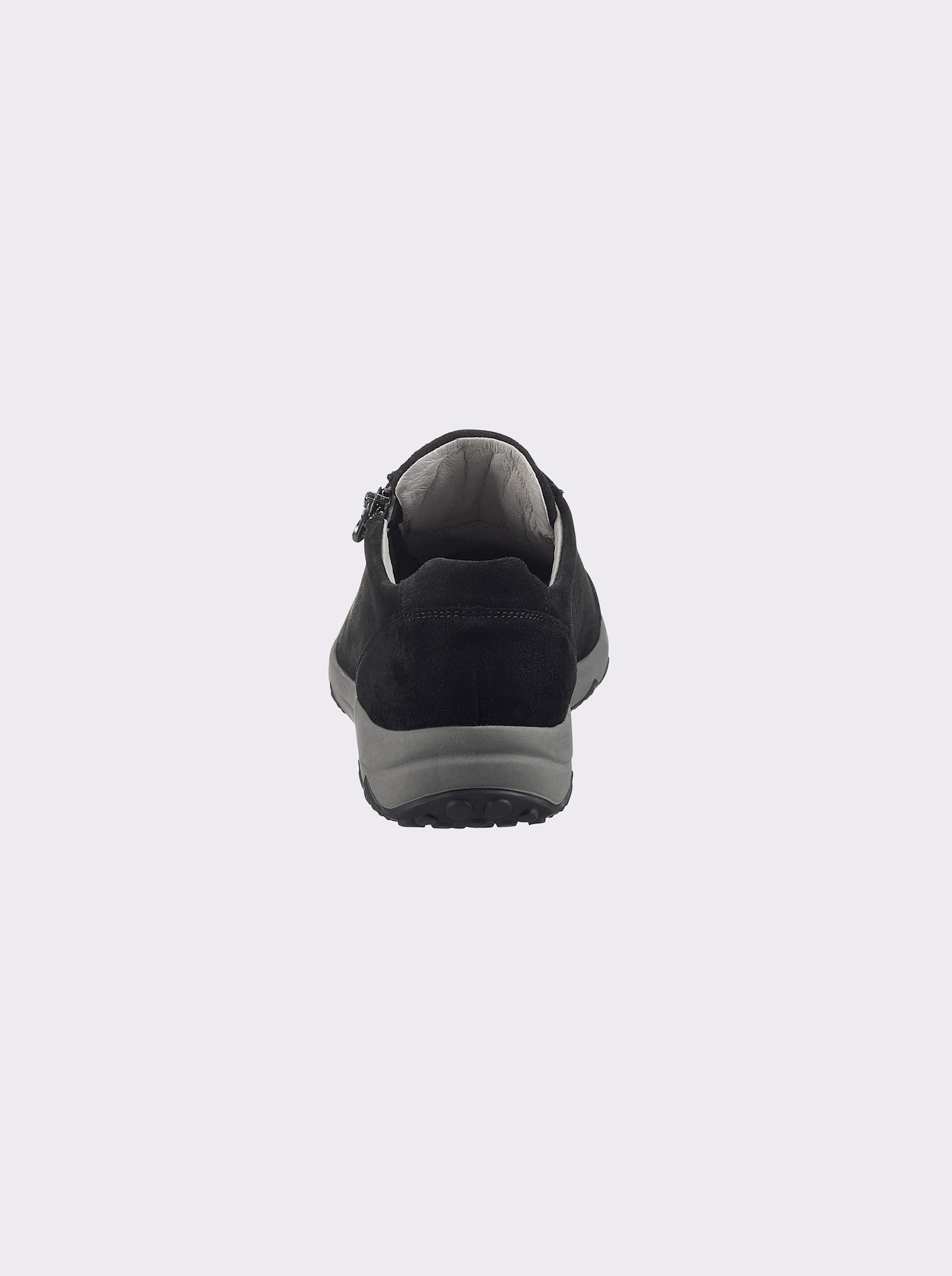 Waldläufer Sneaker für kräftige Füsse - schwarz