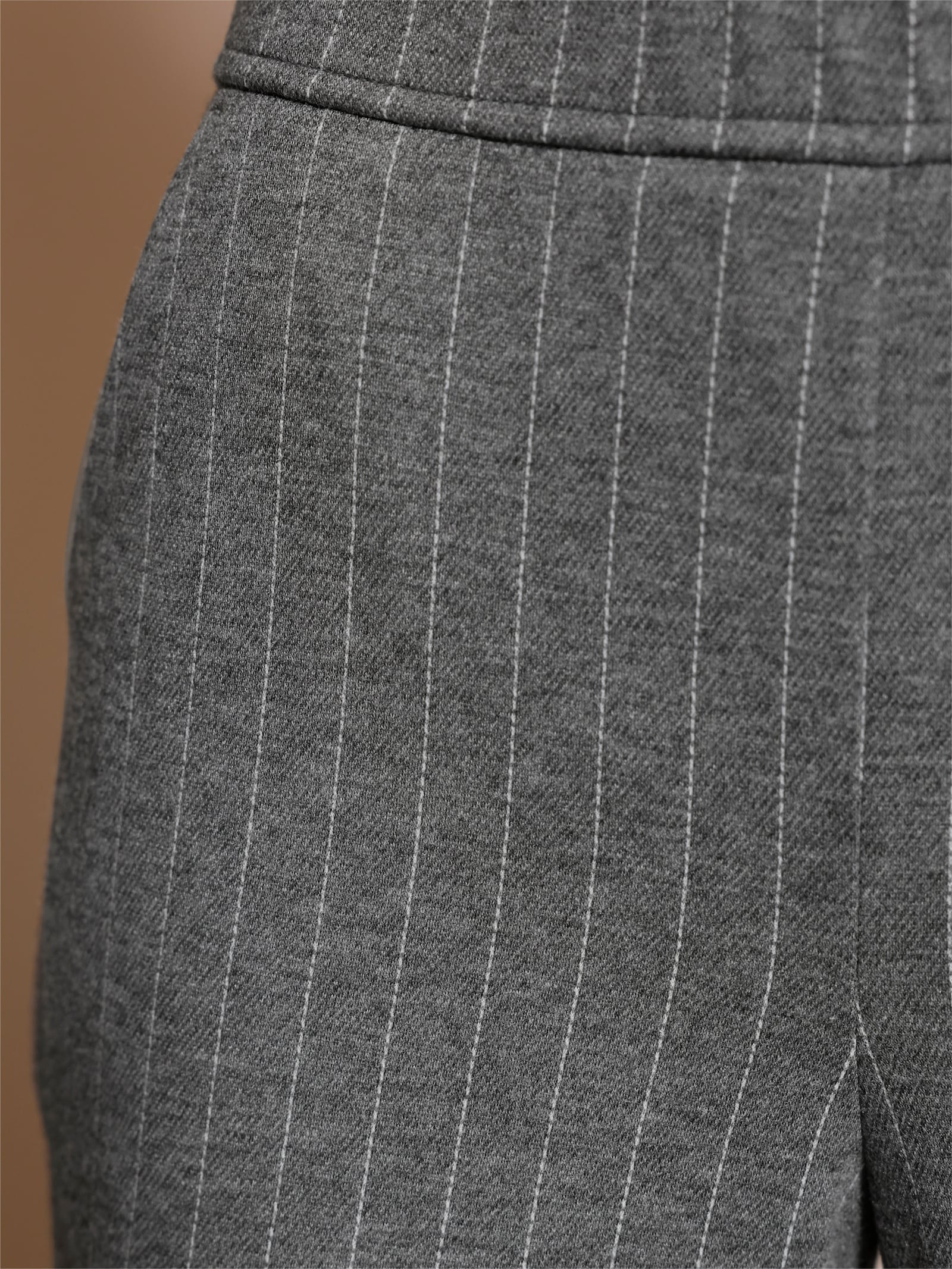 Ascari Schlupfhose mit Streifenmuster - anthrazit-hellgrau-meliert