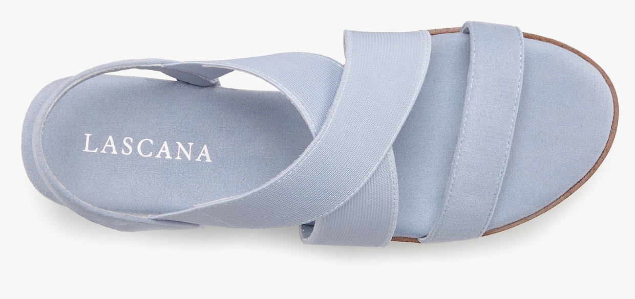 LASCANA Sandales - bleu clair