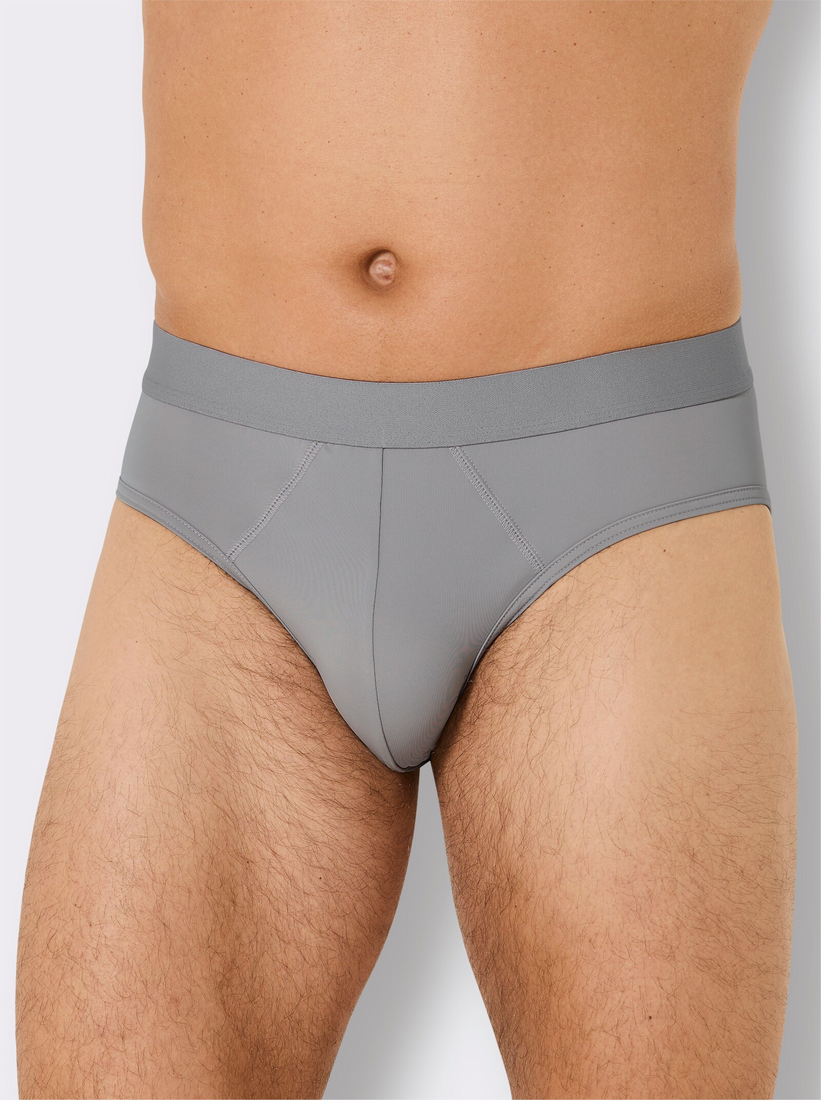 wäschepur men Slip - steingrau