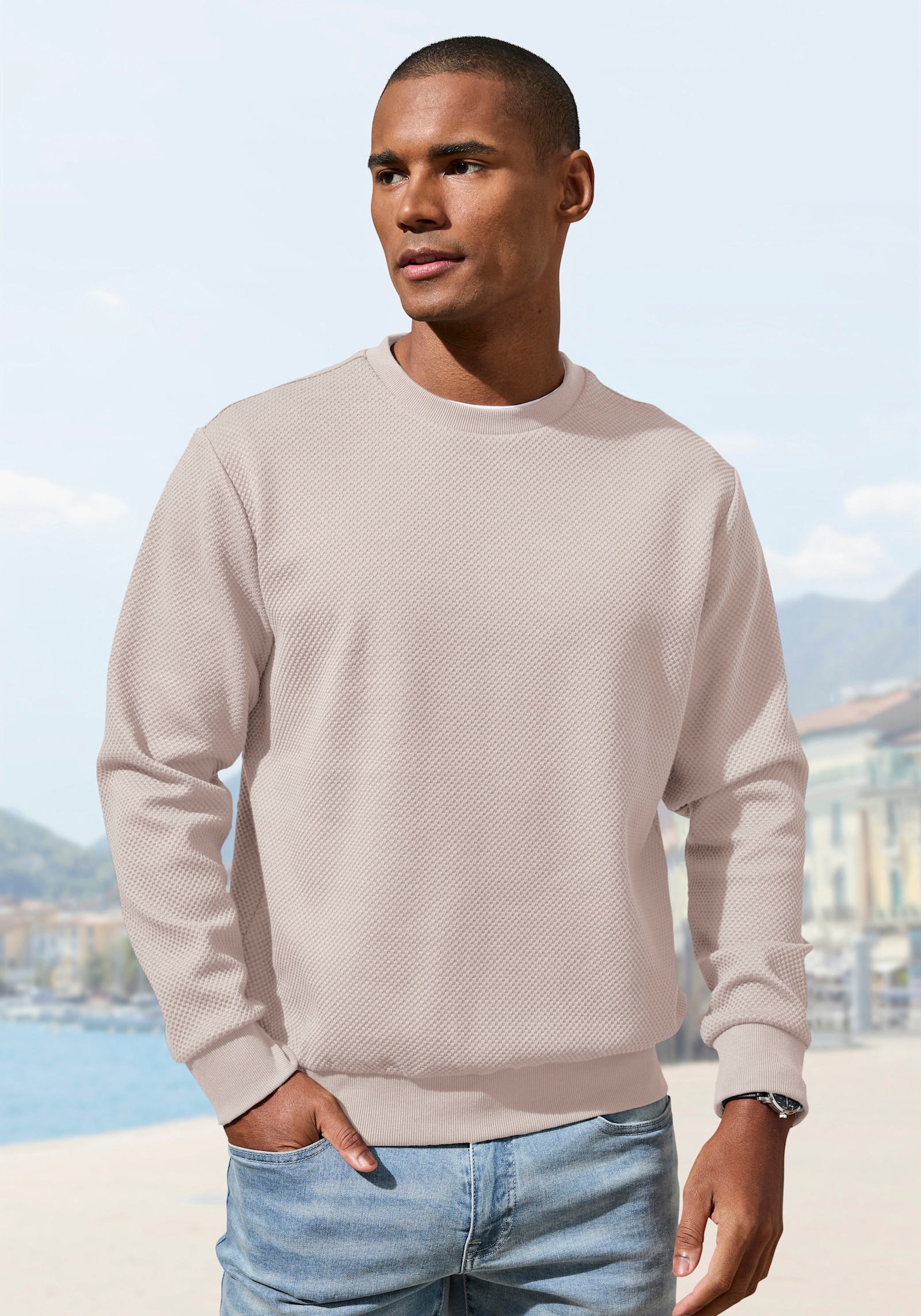 John Devin Sweatshirt - creme