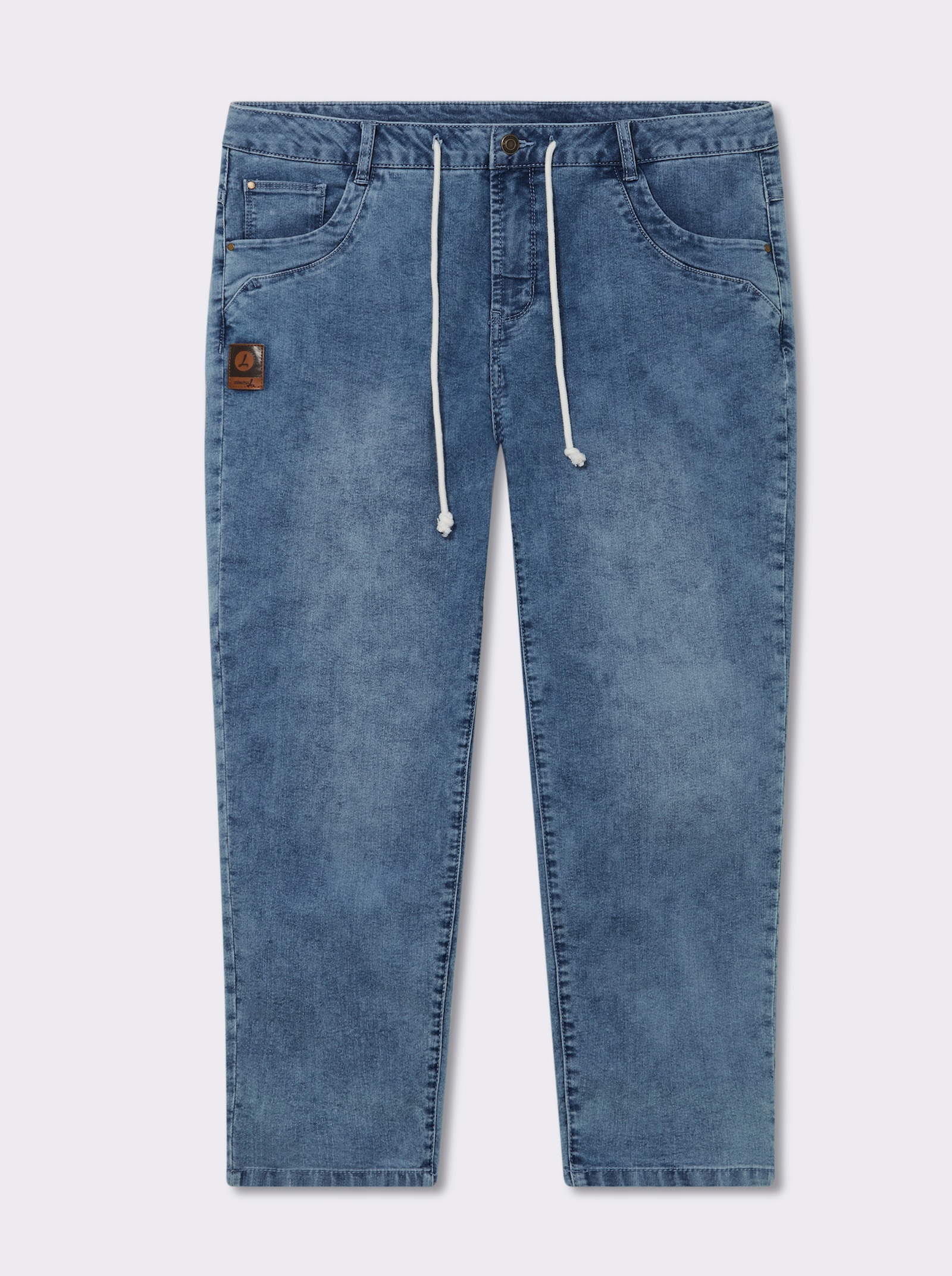 5-Pocket-Jeans in knöchellanger Schnittform - blue-bleached