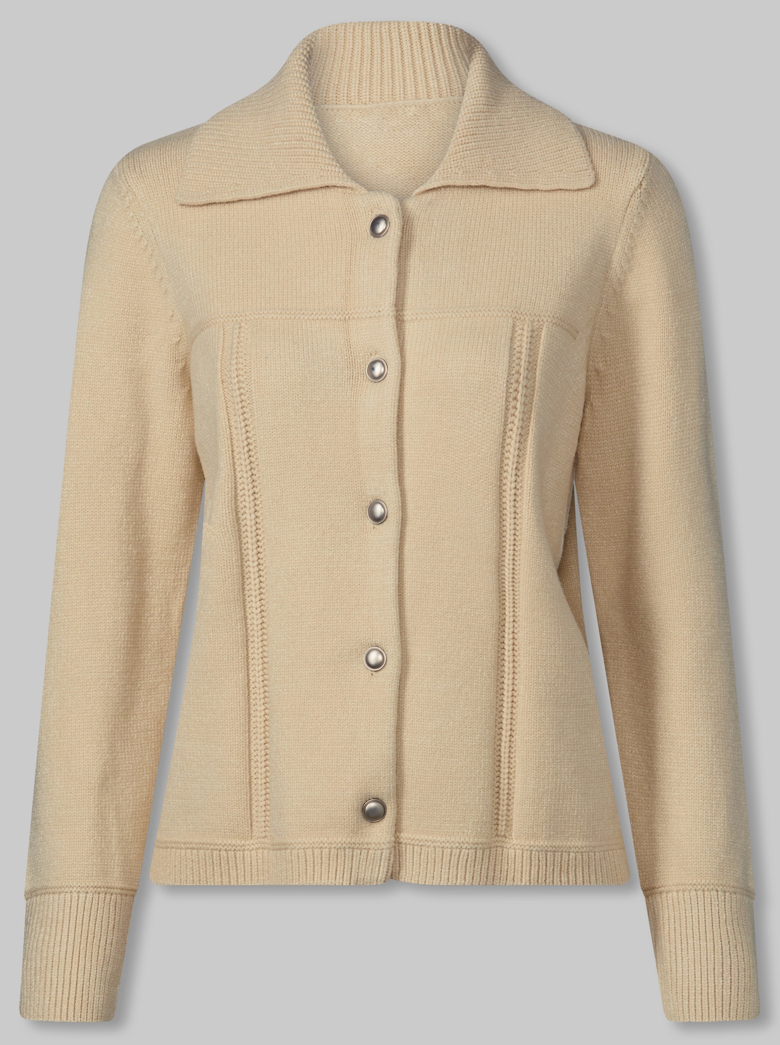 heine Strickjacke - sand