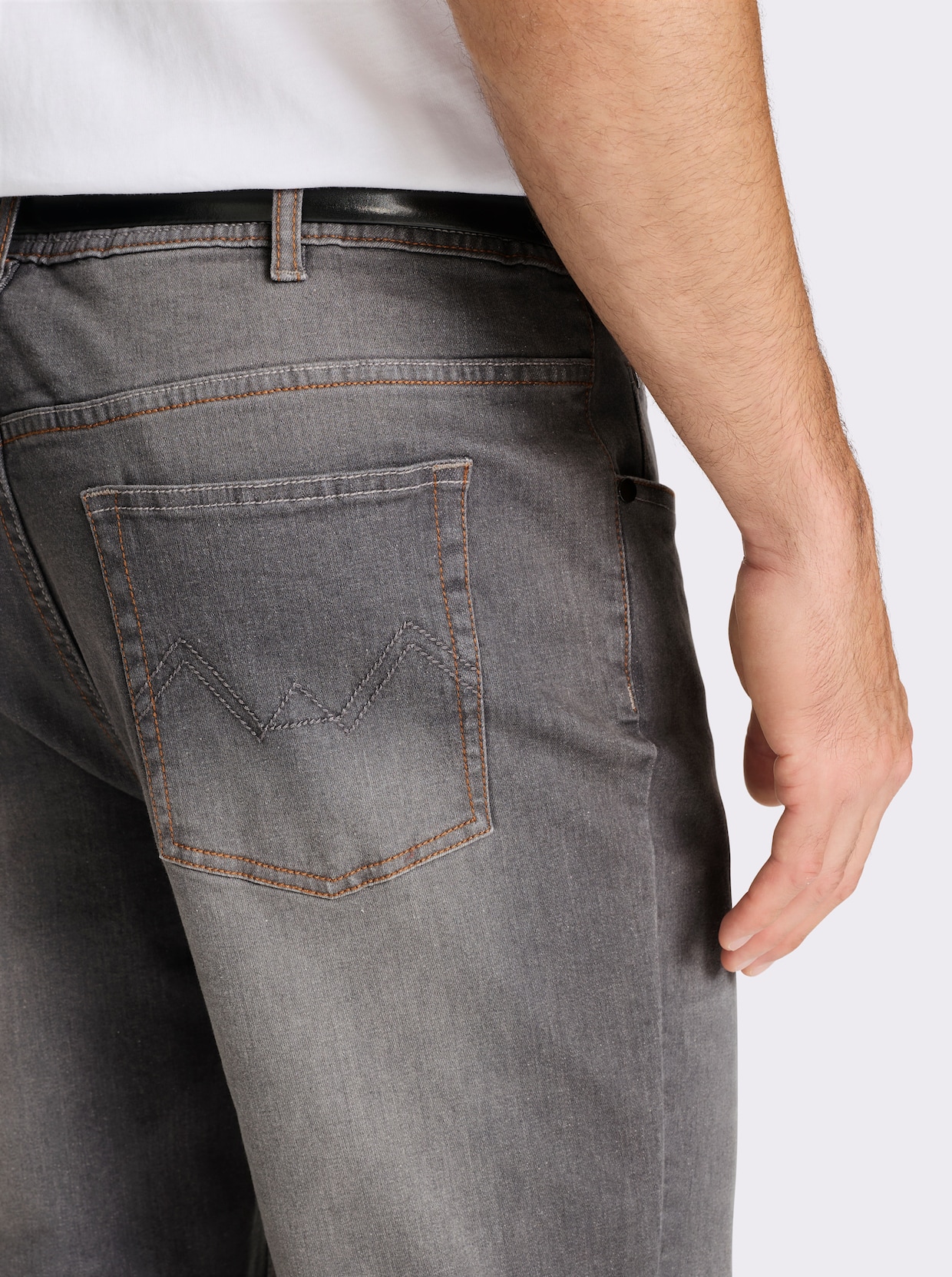 Catamaran 5-Pocket-Jeans mit Waschung - stone-grey-denim