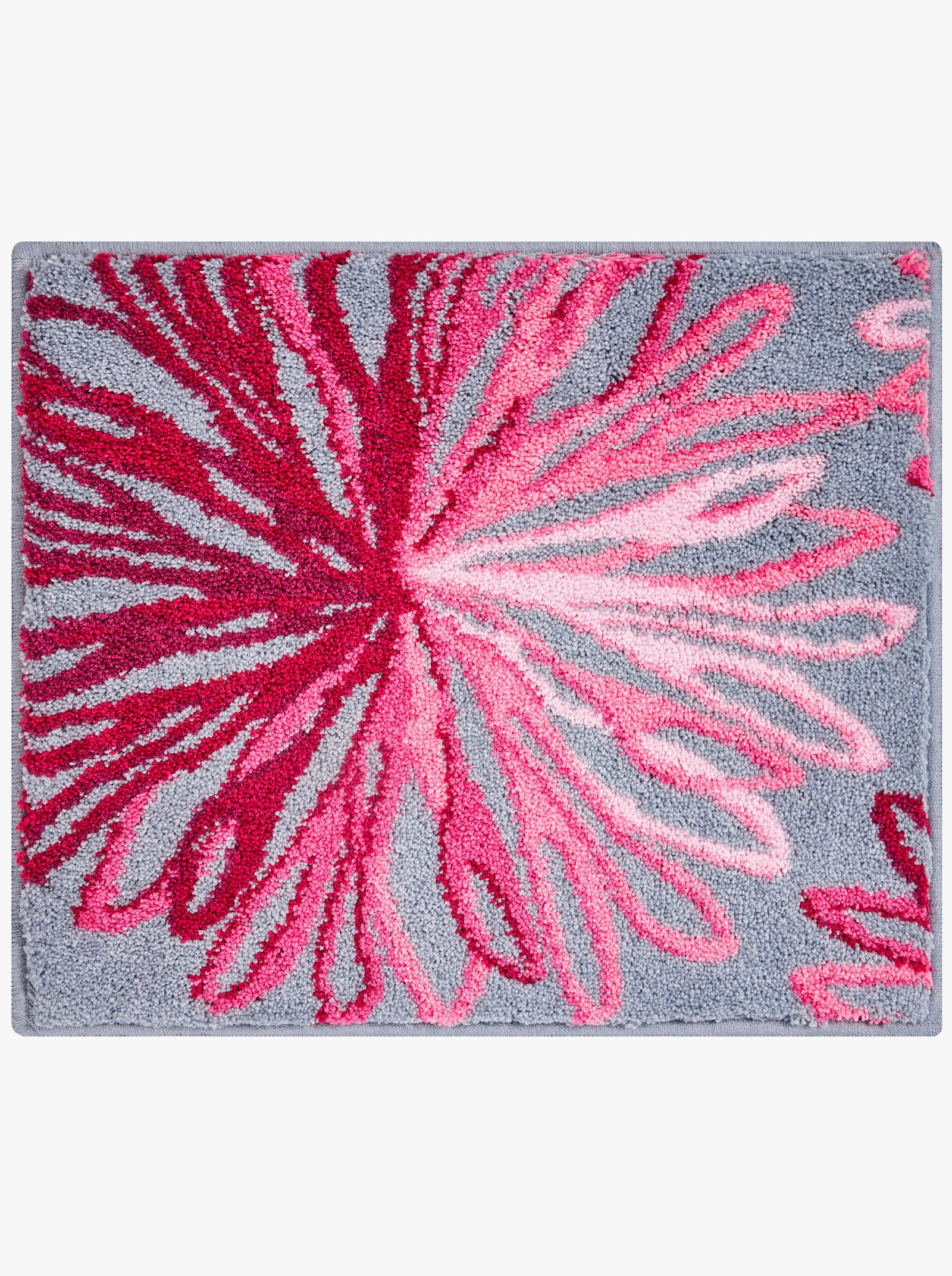 Grund Badematte - rosa-grau