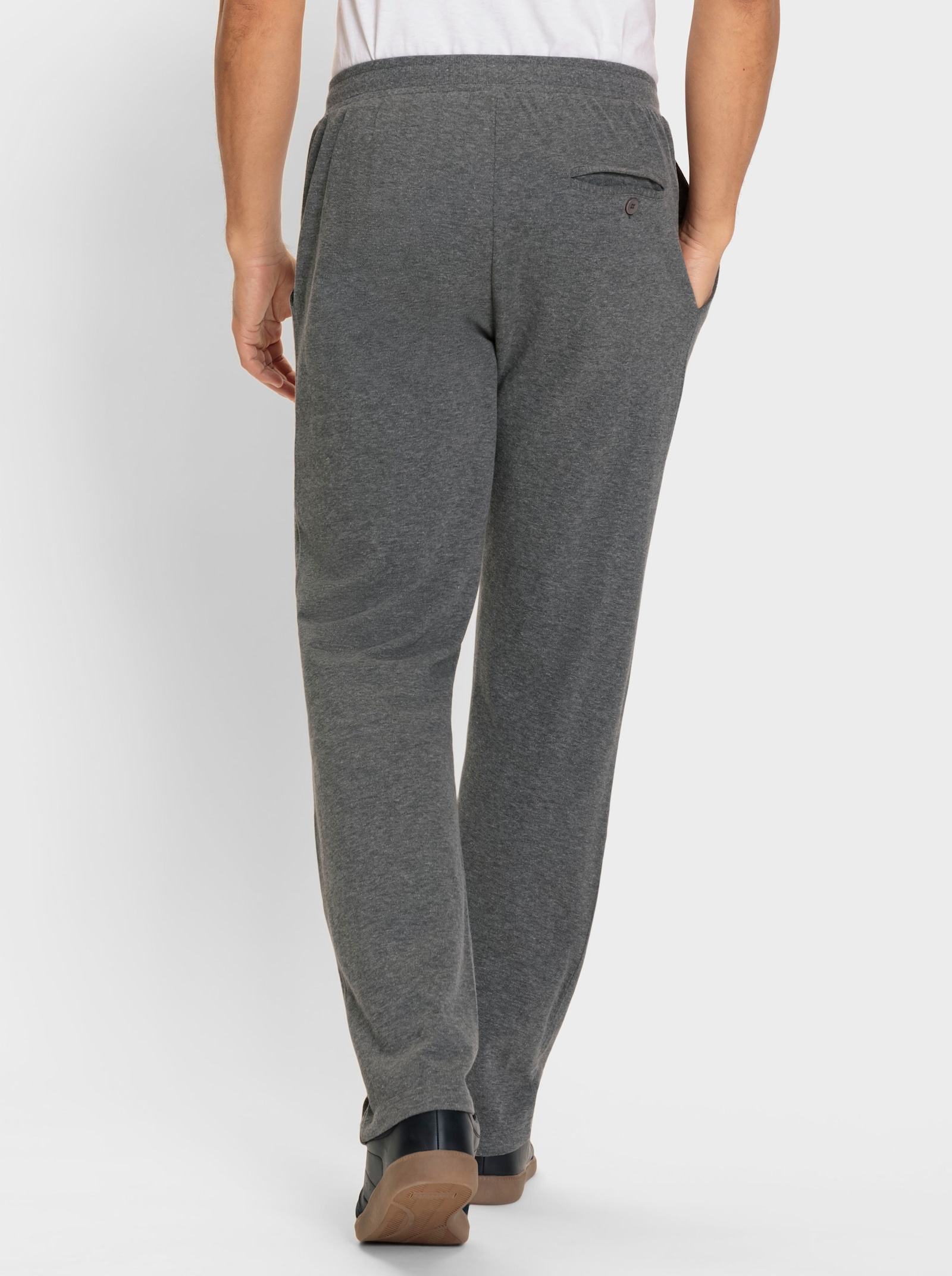 Catamaran Sports Freizeithose mit geripptem Dehnbund - grau-meliert