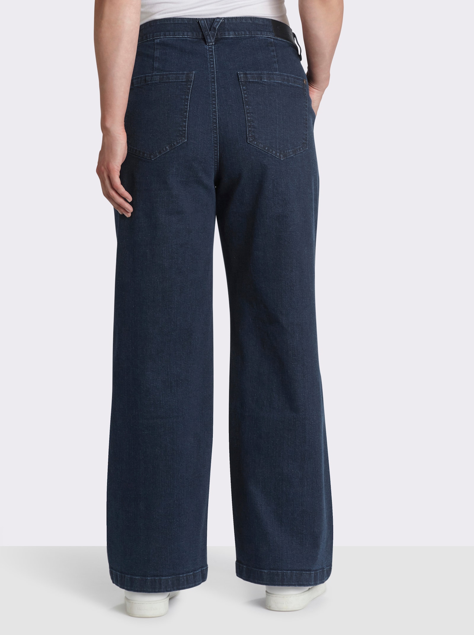 sheego Jeans in weiter Form - dark blue