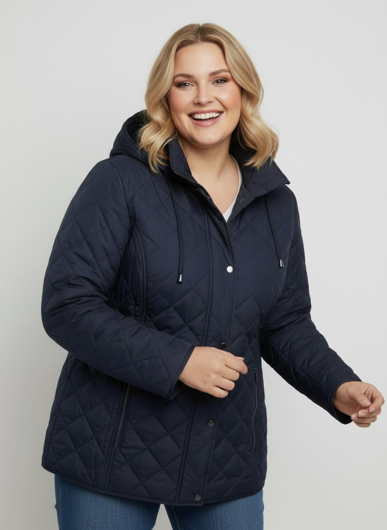 Winterjacke - marine