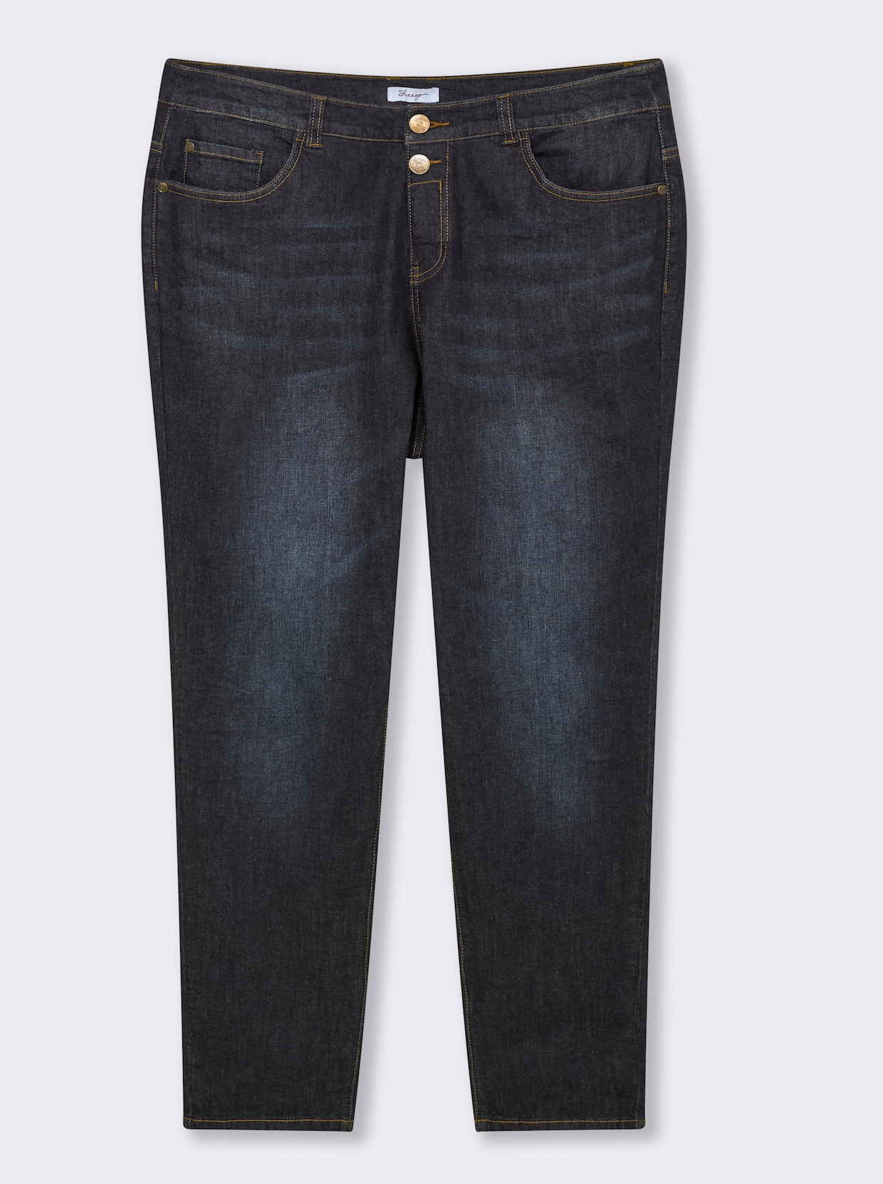 sheego Boyfriend-Jeans - dark blue